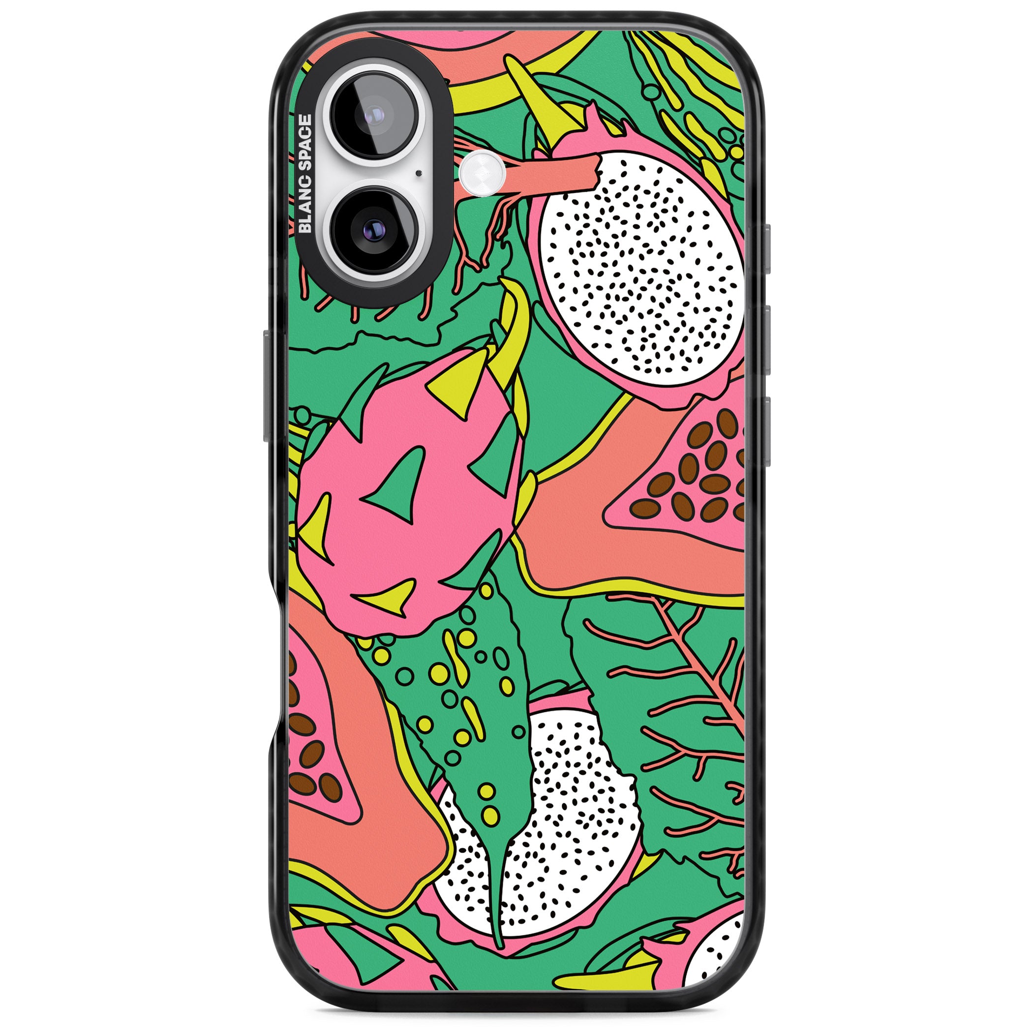 Psychedelic Salad iPhone 17 Impact Pro Black Phone Case