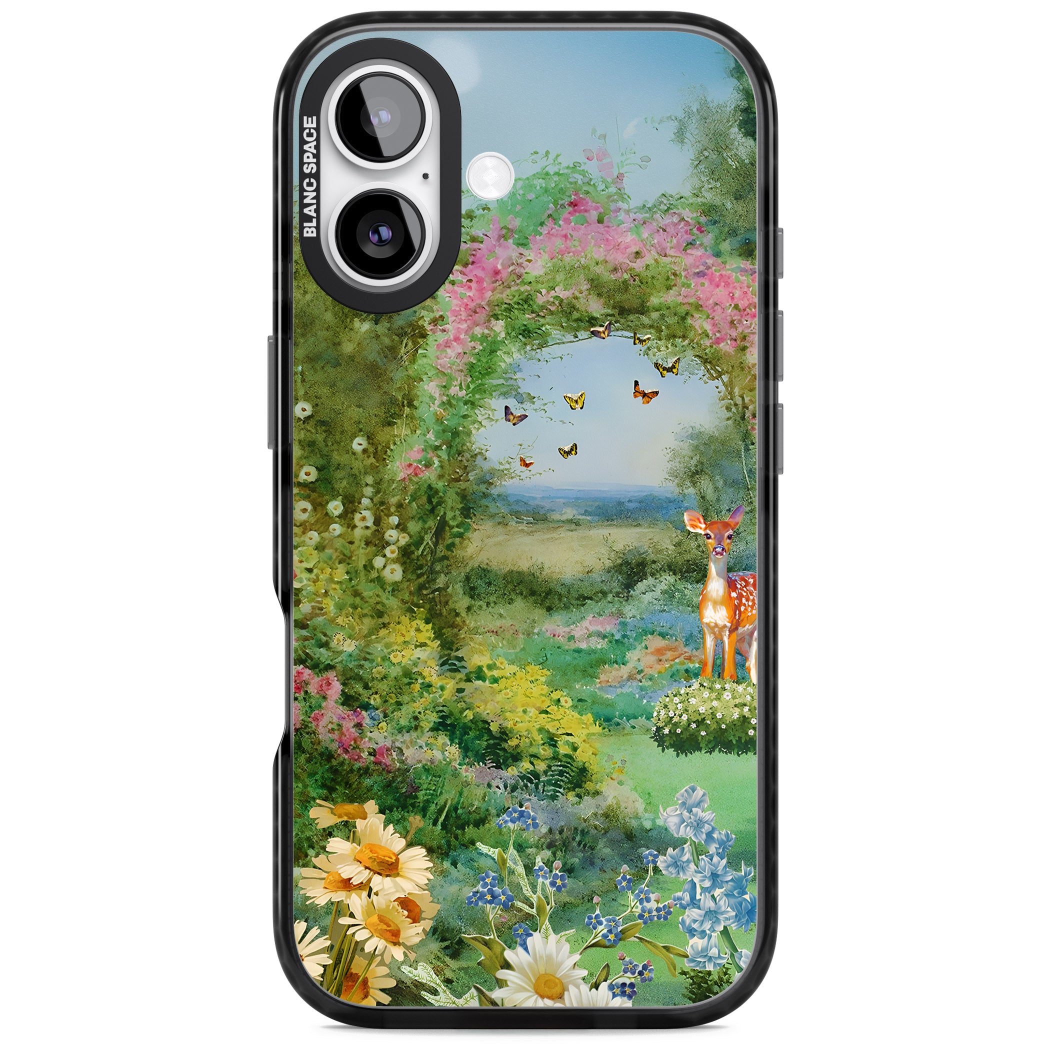 Flourishing Meadow iPhone 17 Impact Pro Black Phone Case