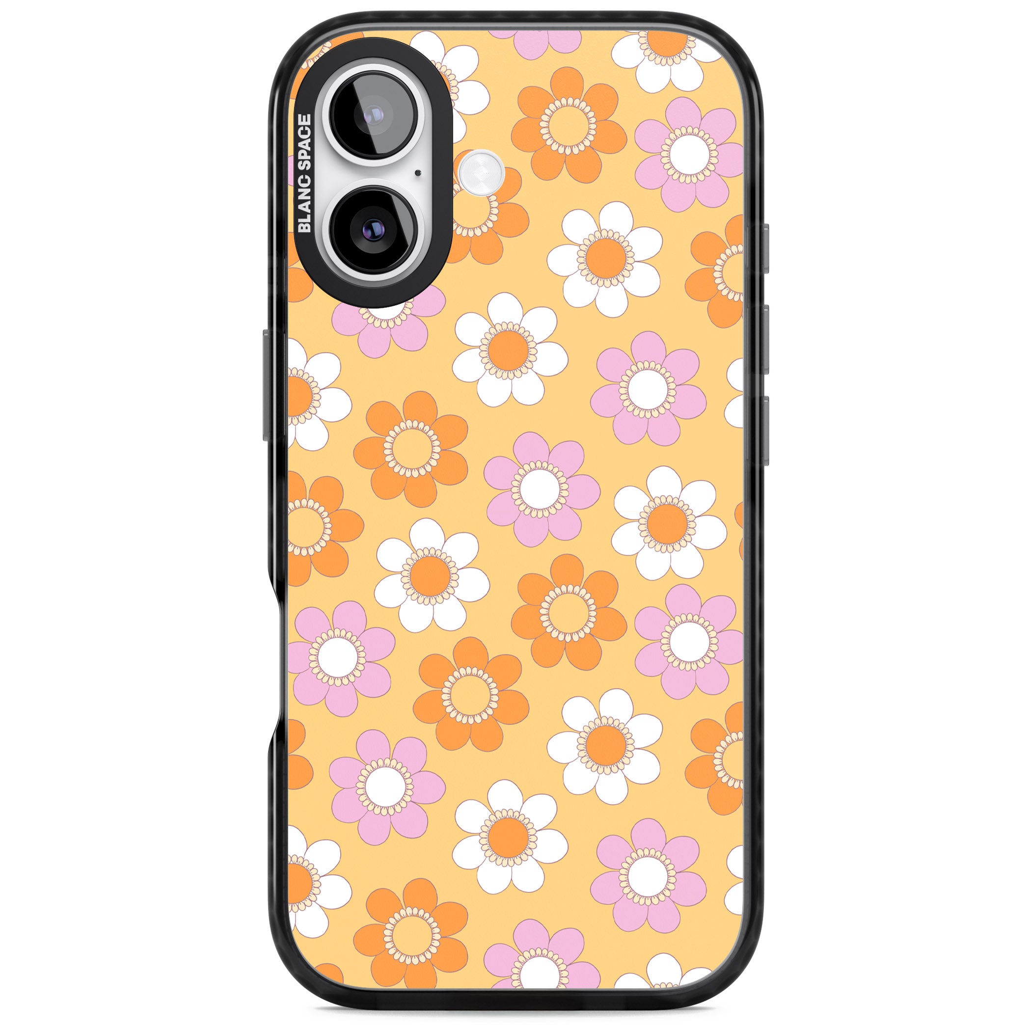Sunny Flower Mix iPhone 17 Impact Pro Black Phone Case
