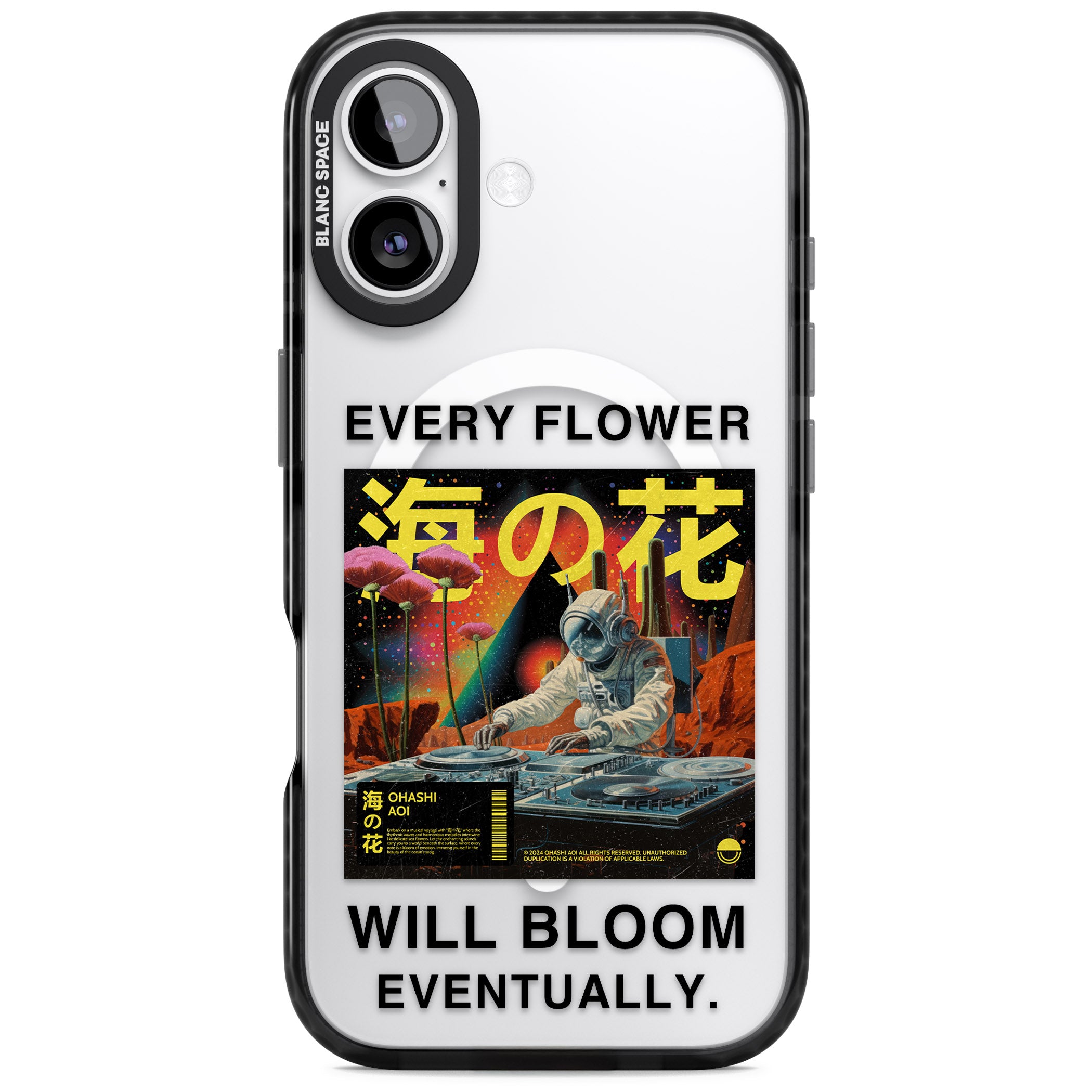 Every Flower Will Bloom Eventually iPhone 17 Impact Pro Black Phone Case