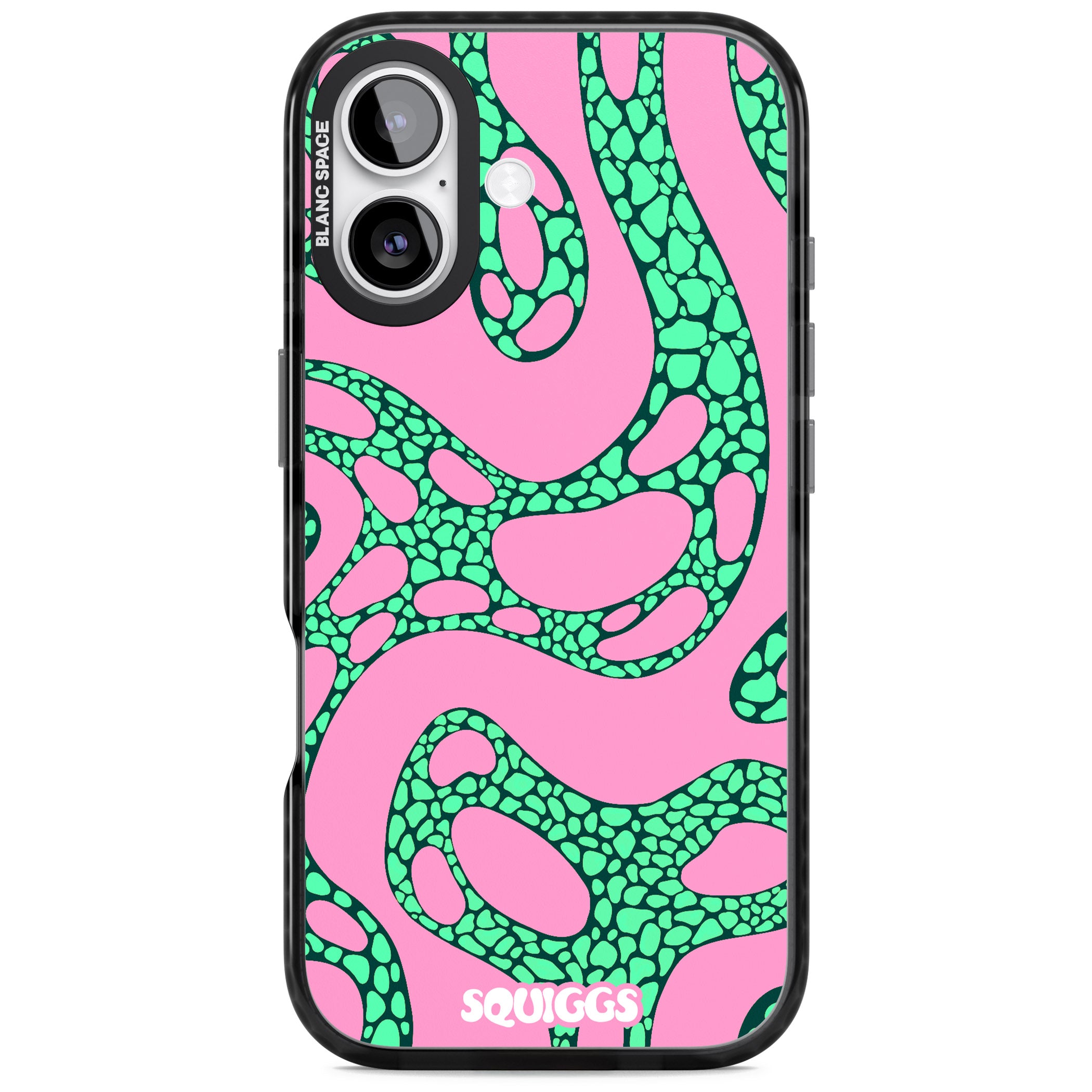 Alien Glow iPhone 17 Impact Pro Black Phone Case