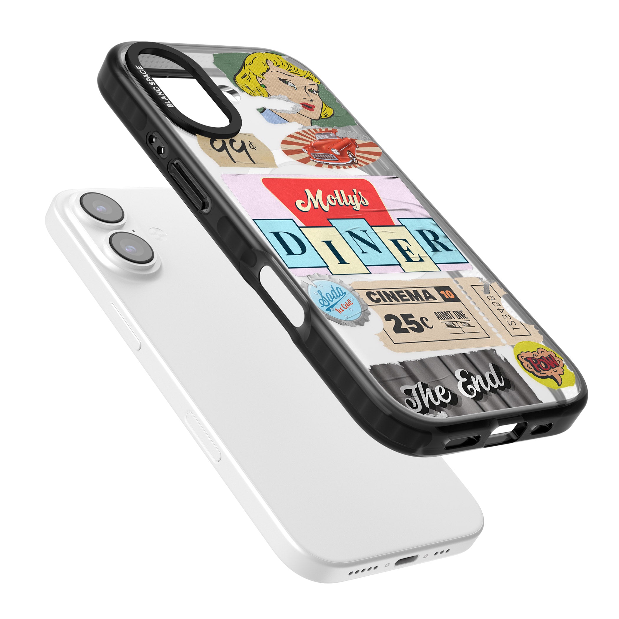 Nifty Fifties Swing iPhone 17 Impact Pro Black Phone Case Colours