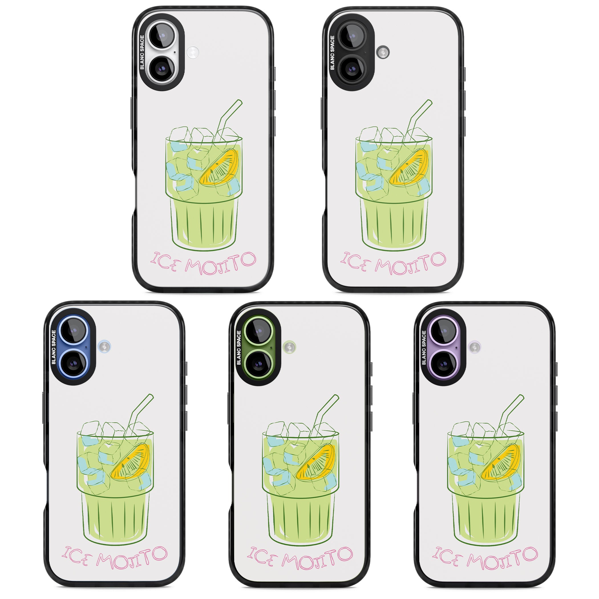 Ice Mojito iPhone 17 Impact Pro Black Phone Case APT Impact Protection