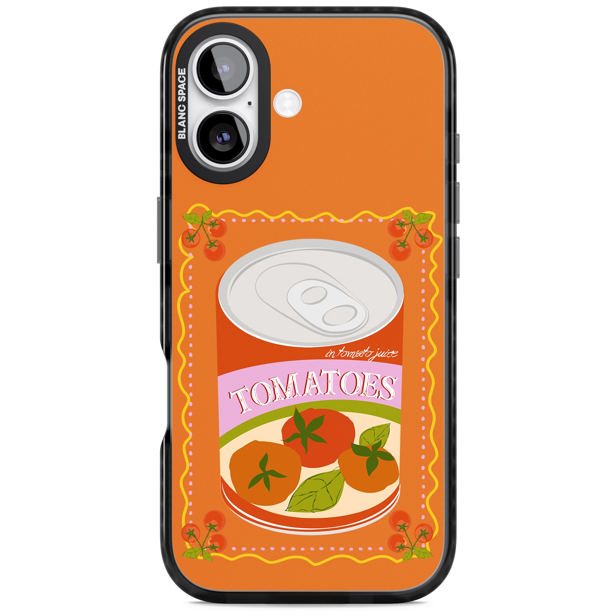 Tomato Soup Can iPhone 17 Impact Pro Black Phone Case