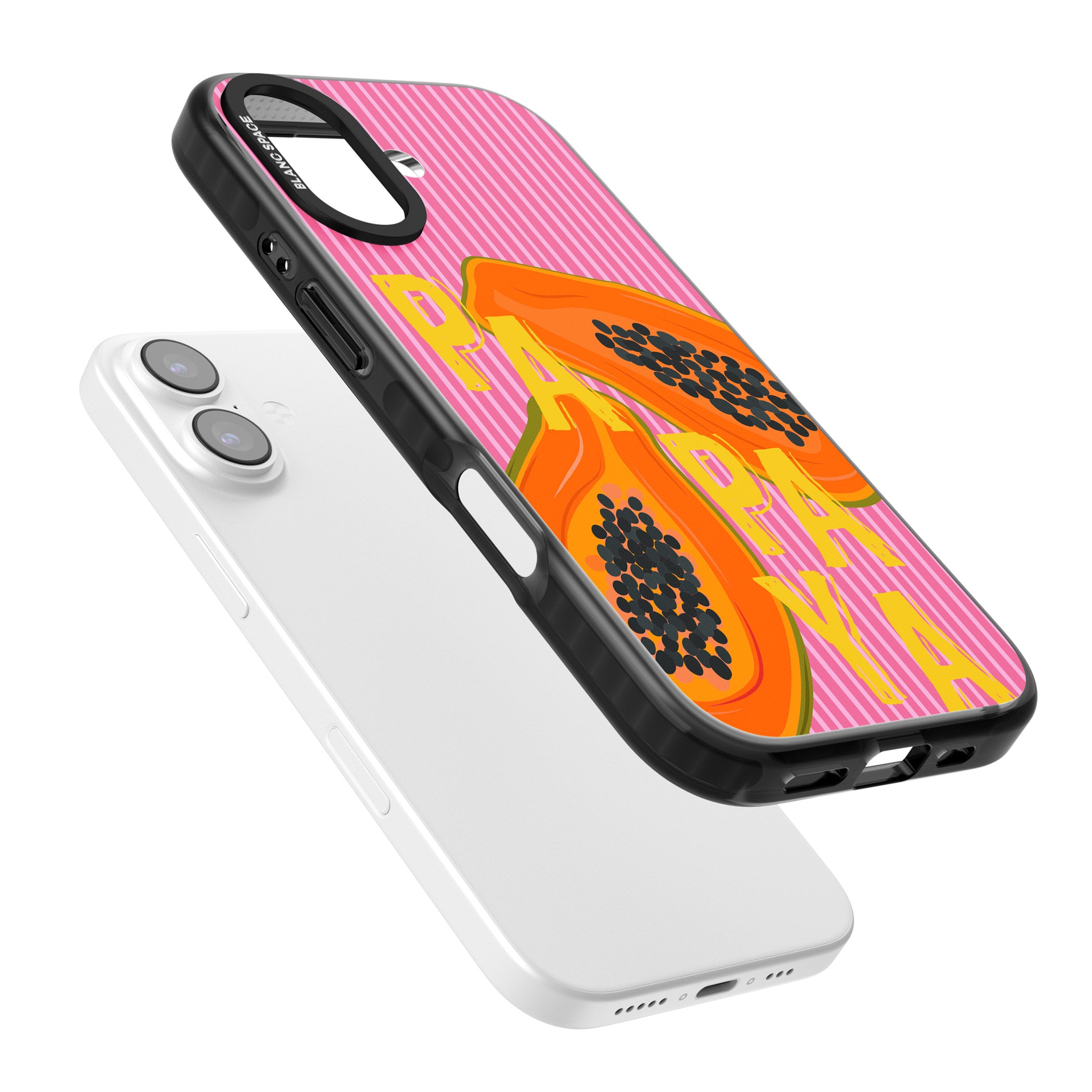 Papaya iPhone 17 Impact Pro Black Phone Case Colours