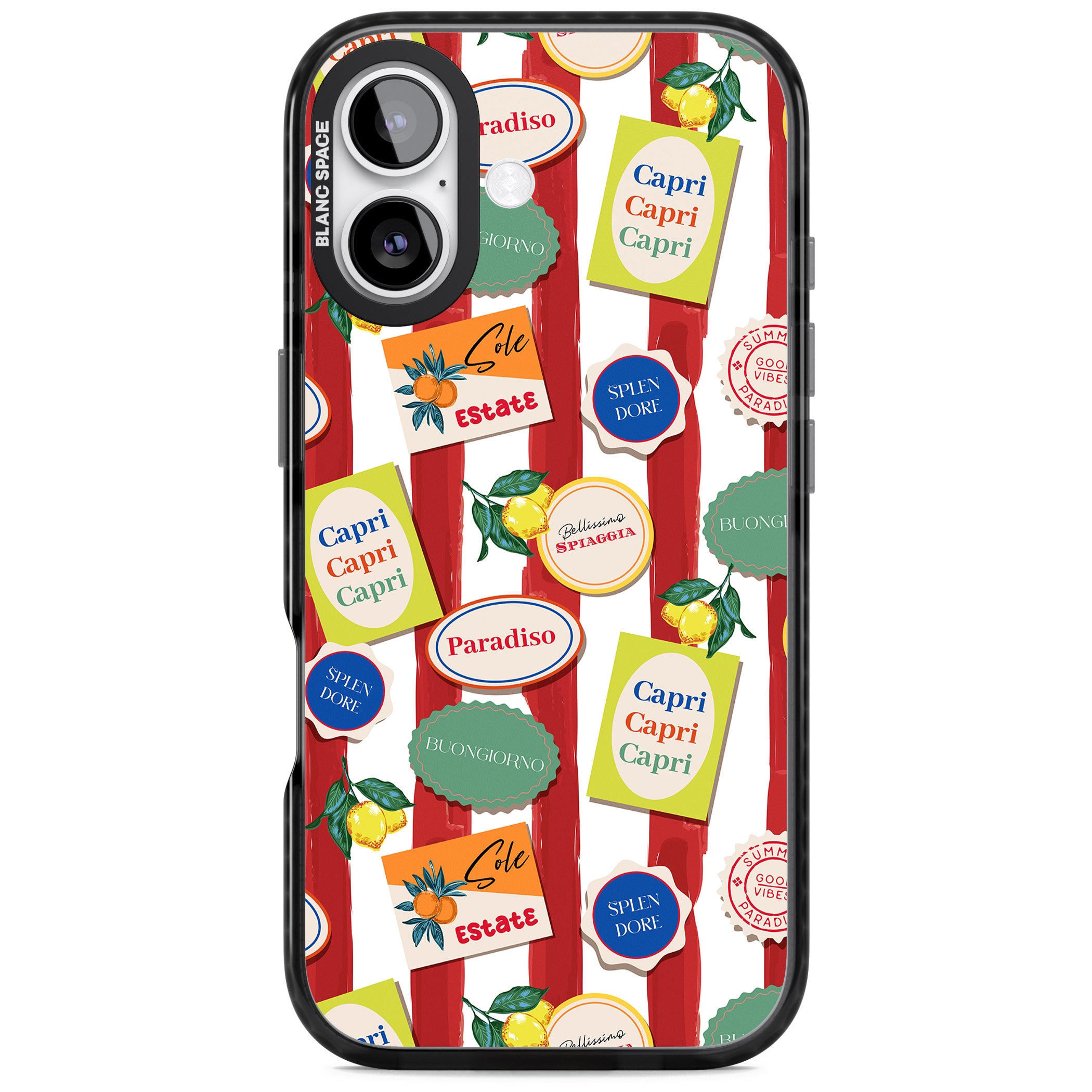 Capri iPhone 17 Impact Pro Black Phone Case