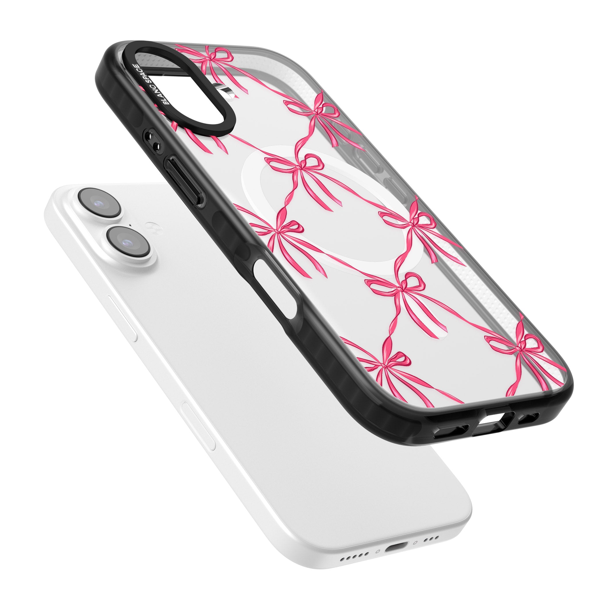 Bow Knots iPhone 17 Impact Pro Black Phone Case Colours