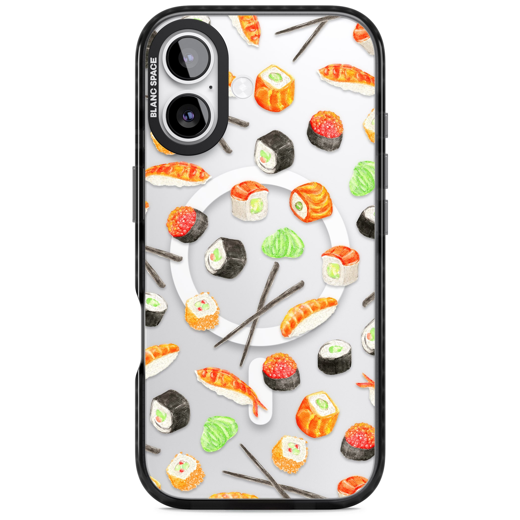 Sushi iPhone 17 Impact Pro Black Phone Case
