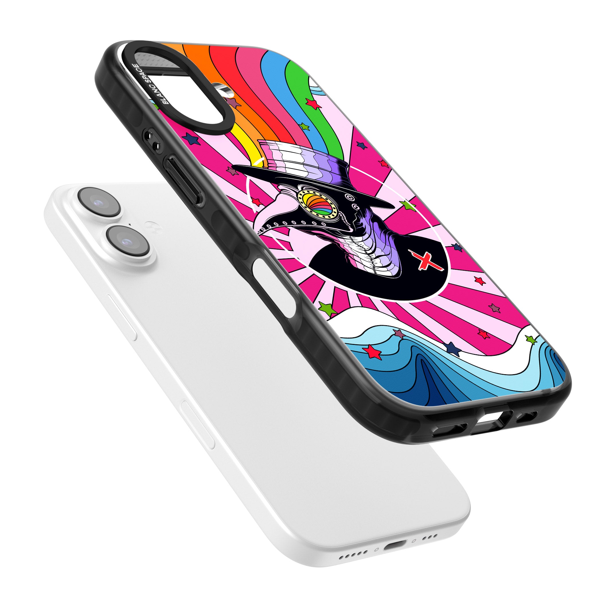 Plague Doctor Passion iPhone 17 Impact Pro Black Phone Case Colours