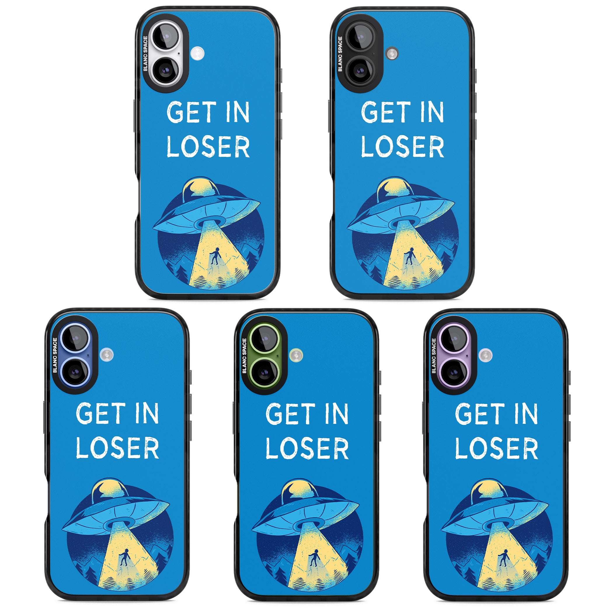 Get In Loser Ufo iPhone 17 Impact Pro Black Phone Case APT Impact Protection