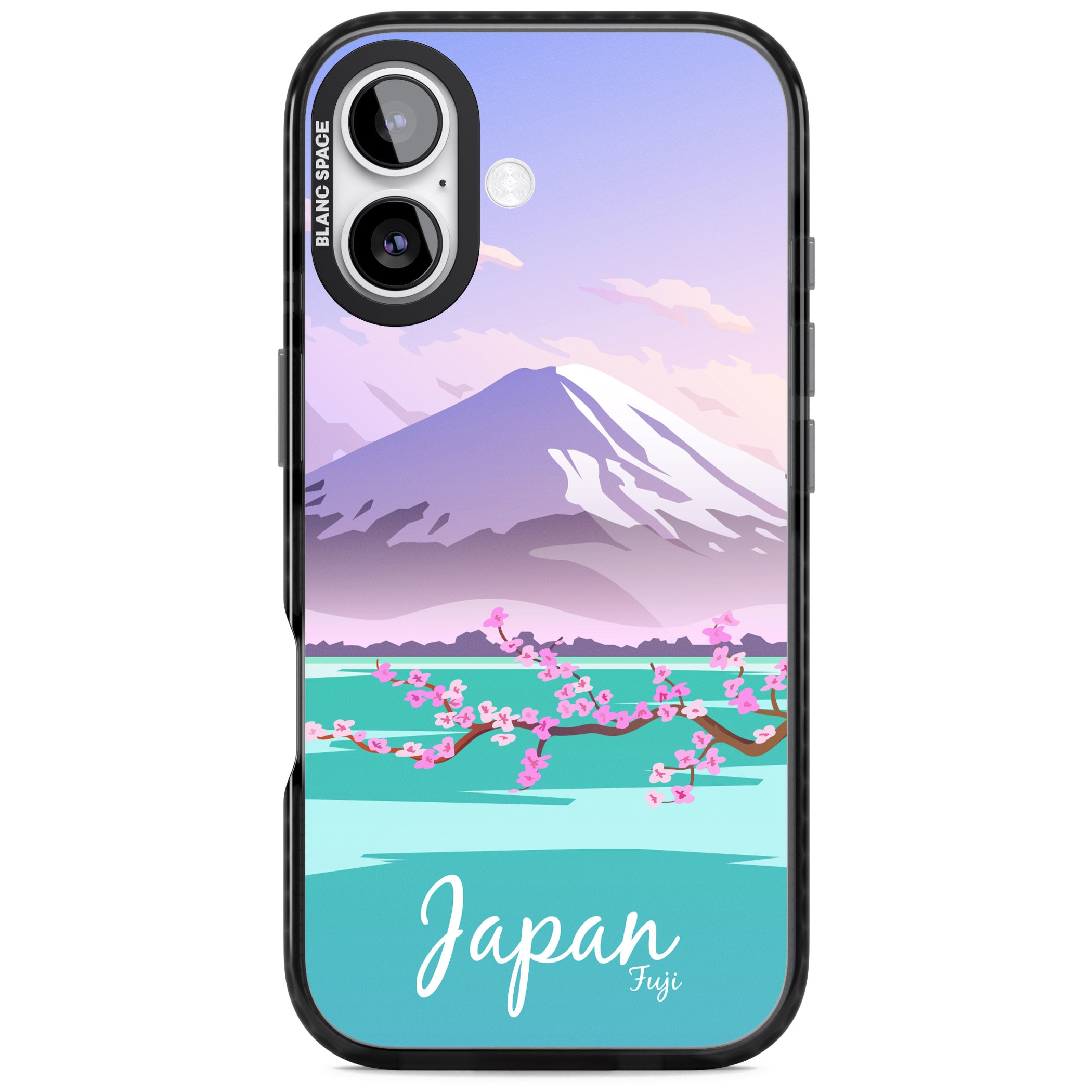 Vintage Travel Poster Japan iPhone 17 Impact Pro Black Phone Case
