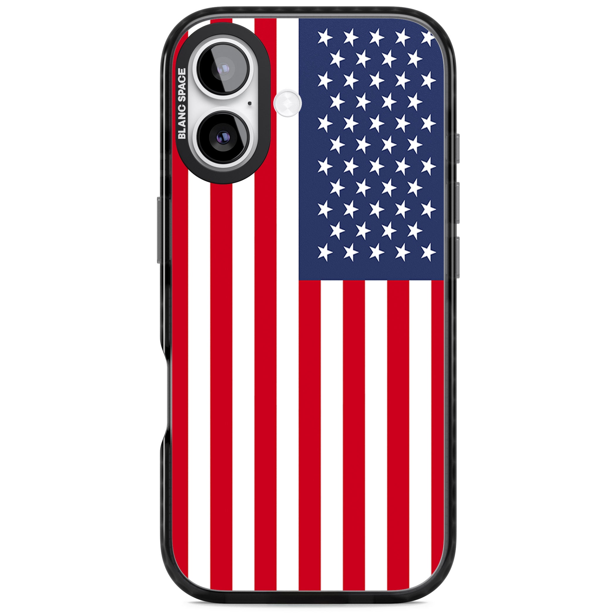 American Flag iPhone 17 Impact Pro Black Phone Case