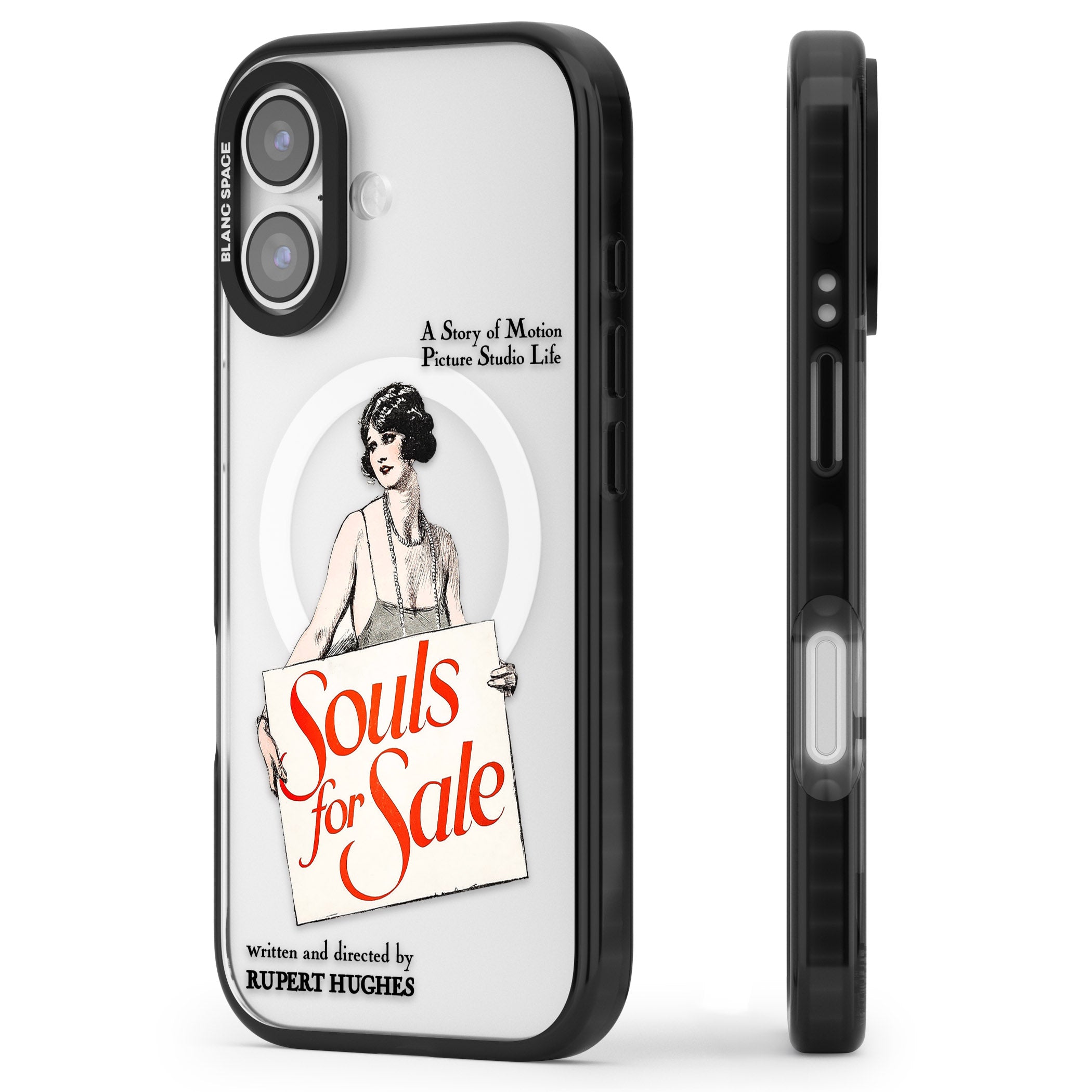 Souls For Sale Poster iPhone 17 Impact Pro Black Phone Case Side Profile