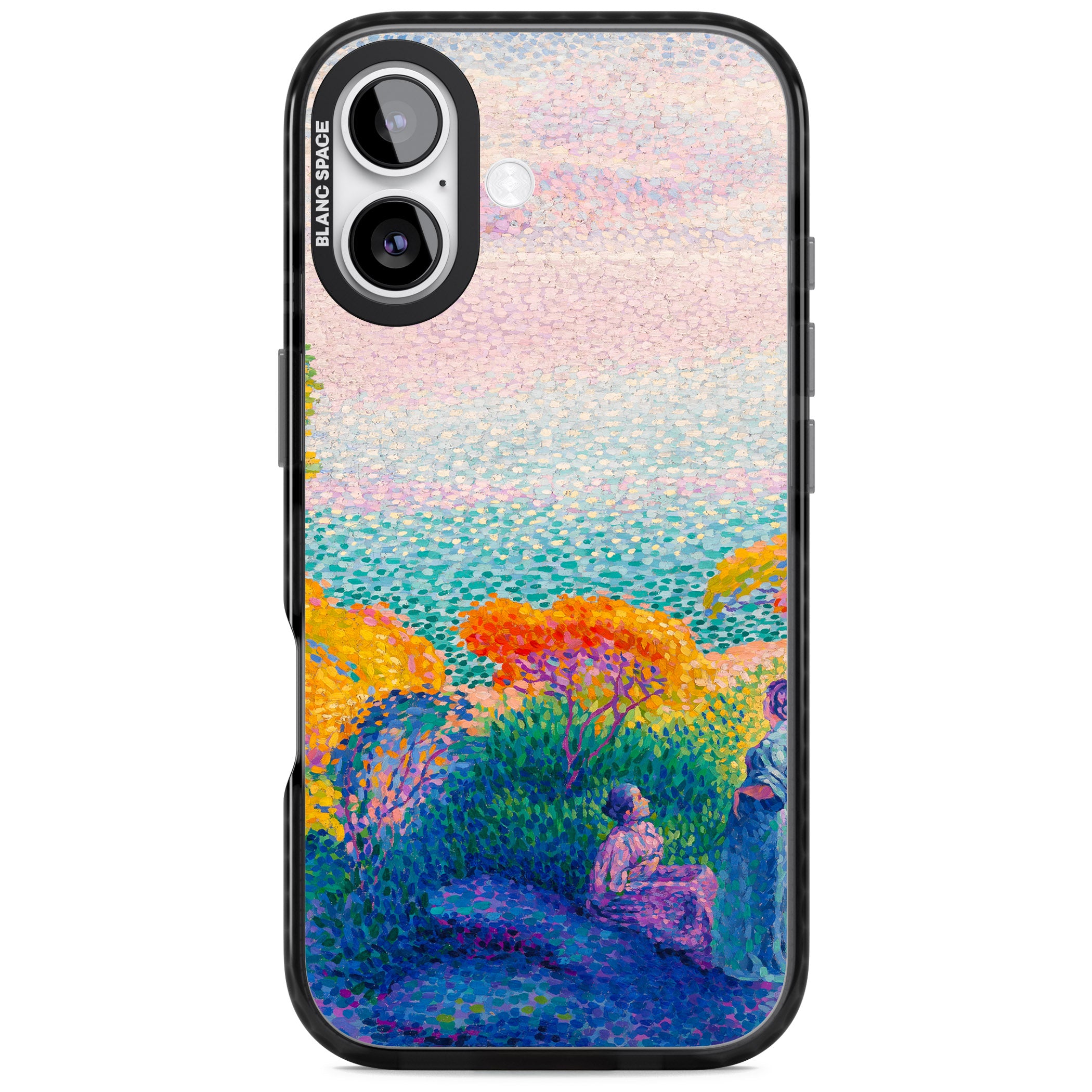 Two Women by the Shore iPhone 17 Impact Pro Black Phone Case