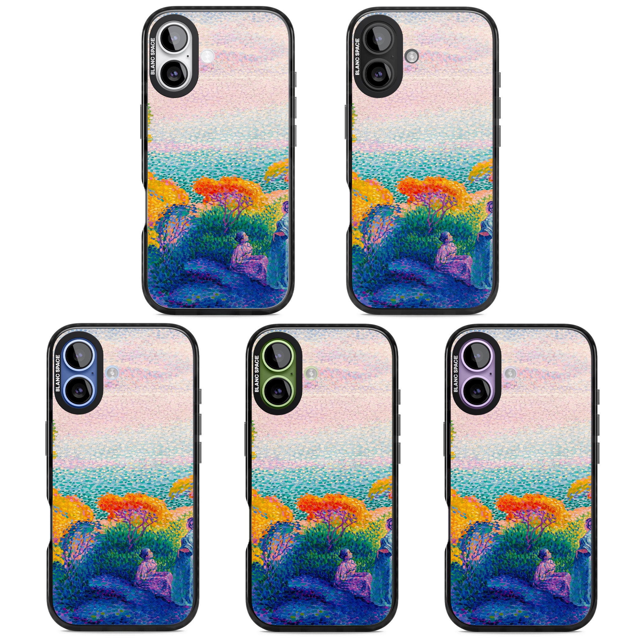 Two Women by the Shore iPhone 17 Impact Pro Black Phone Case APT Impact Protection