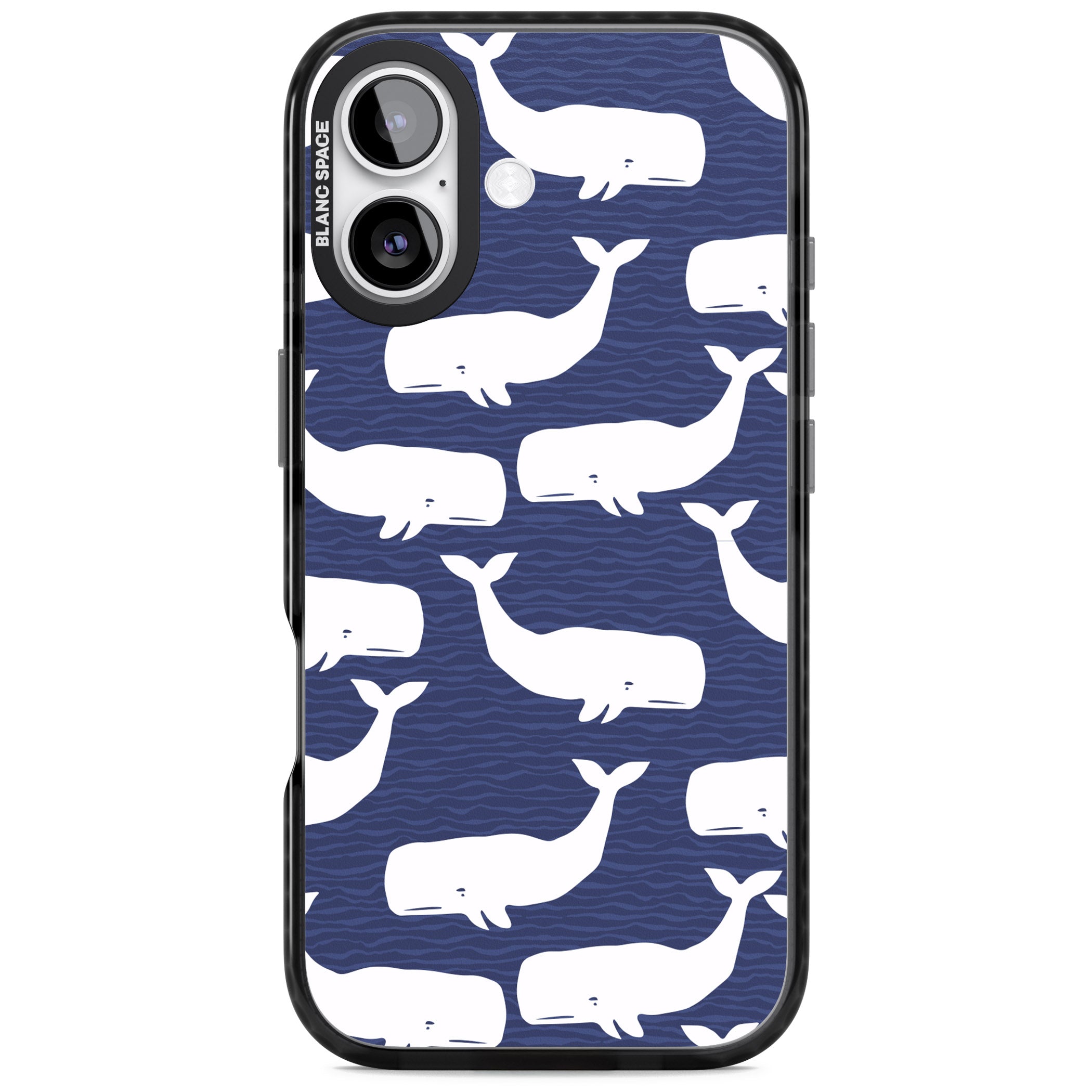 Whale Dreams iPhone 17 Impact Pro Black Phone Case