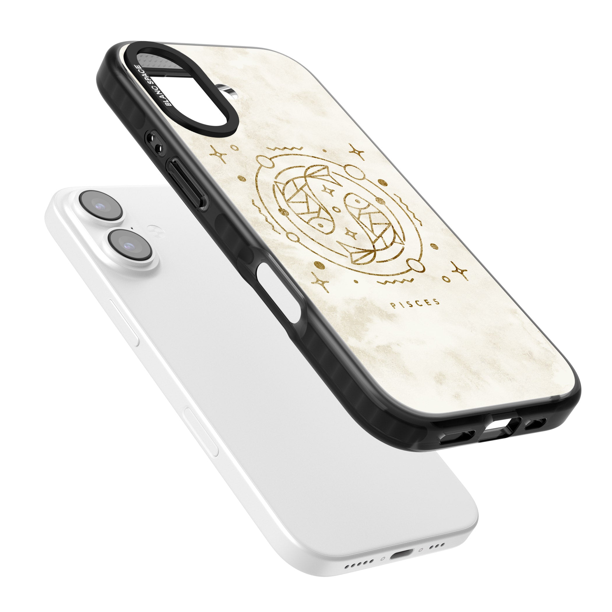 Pisces Emblem iPhone 17 Impact Pro Black Phone Case Colours