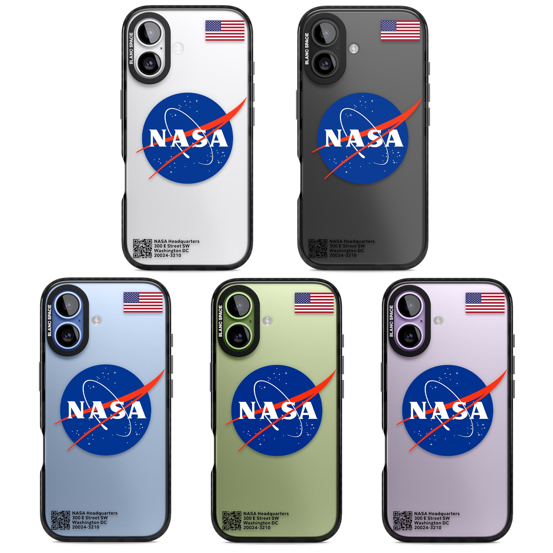 Nasa Meatball iPhone 17 Impact Black Phone Case APT Impact Protection