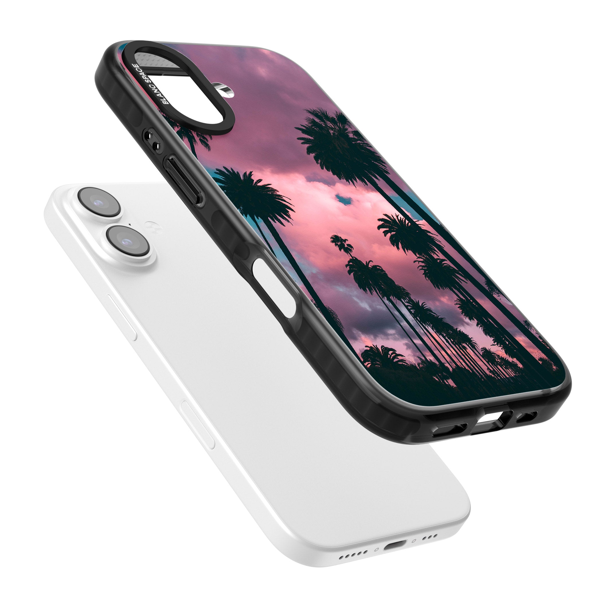 Sunset Palms iPhone 17 Impact Black Phone Case Colours