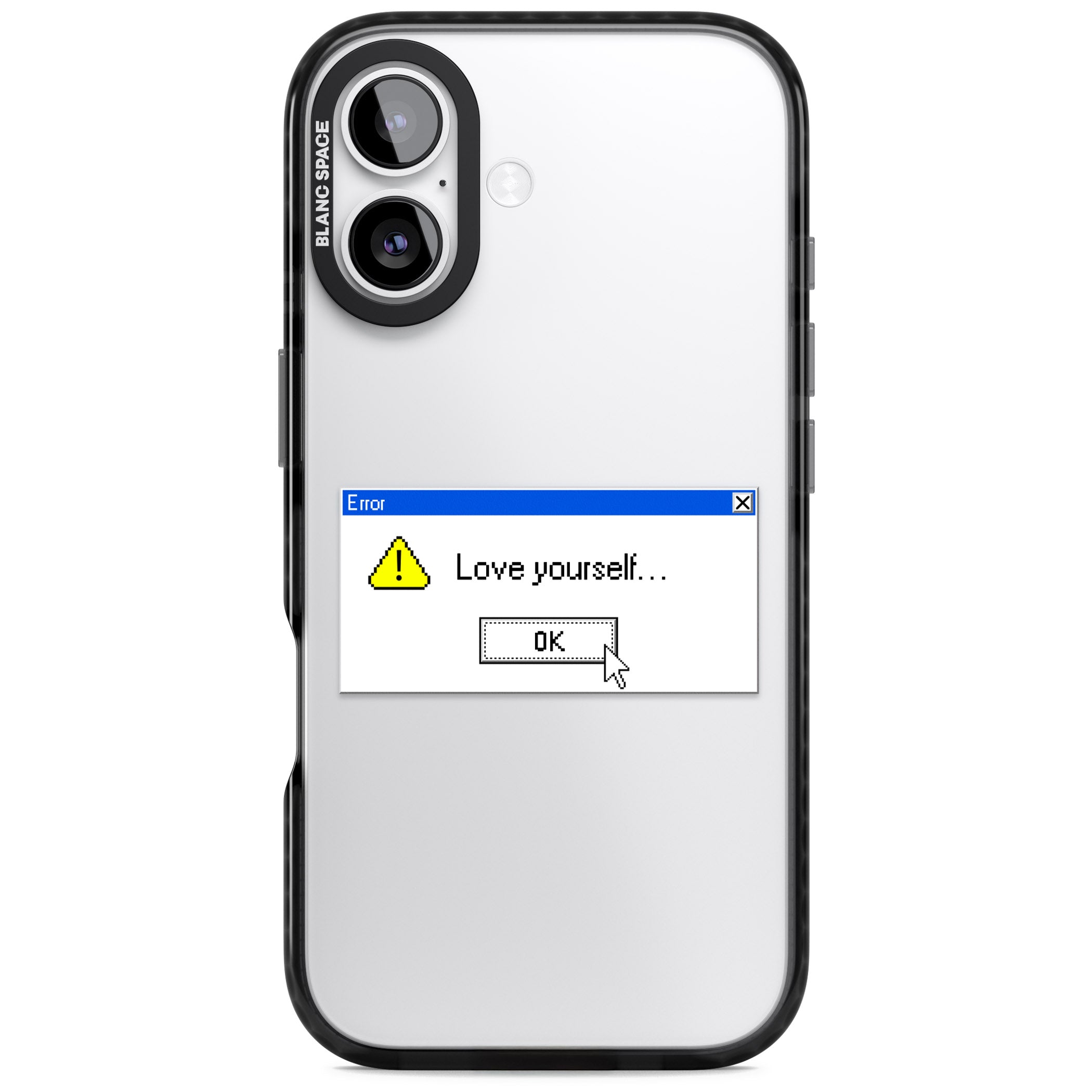 Love Yourself Exe iPhone 17 Impact Black Phone Case