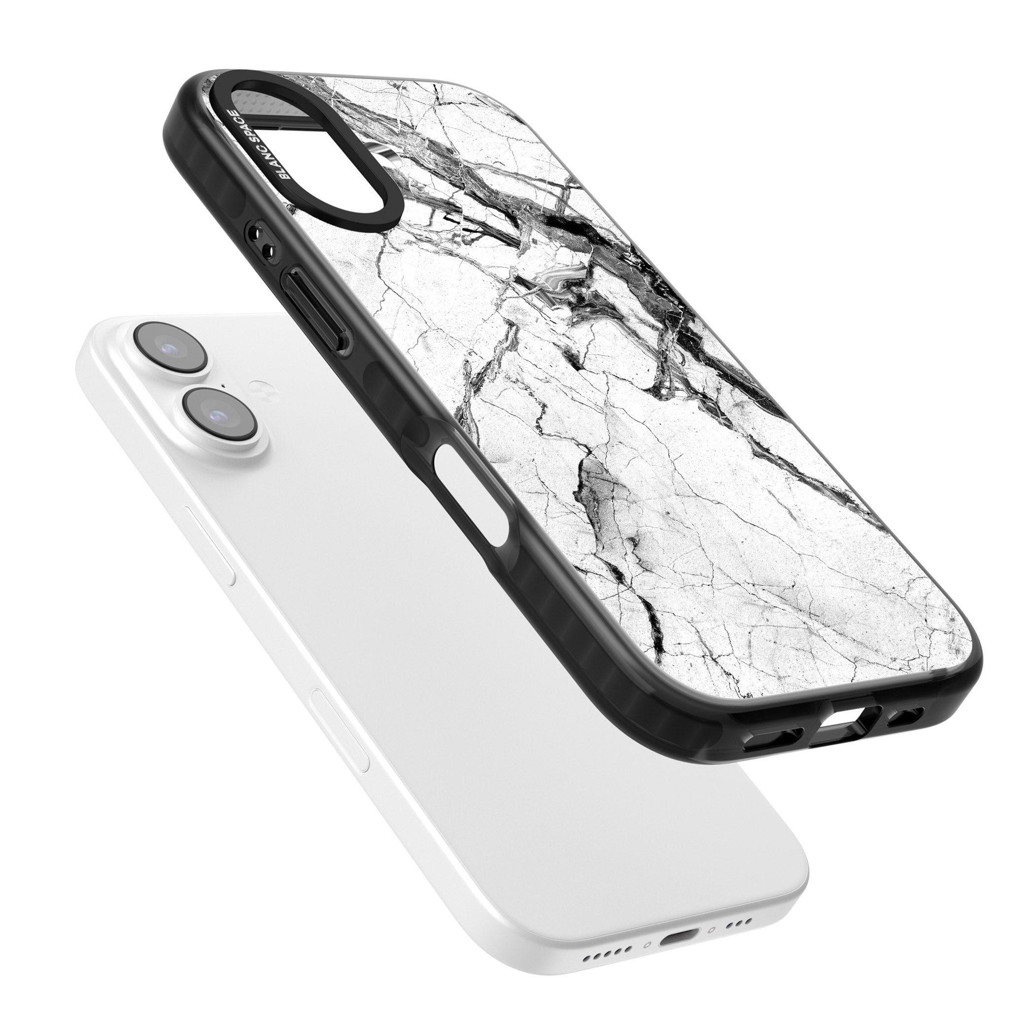 Storm Marble iPhone 17 Impact Black Phone Case Colours
