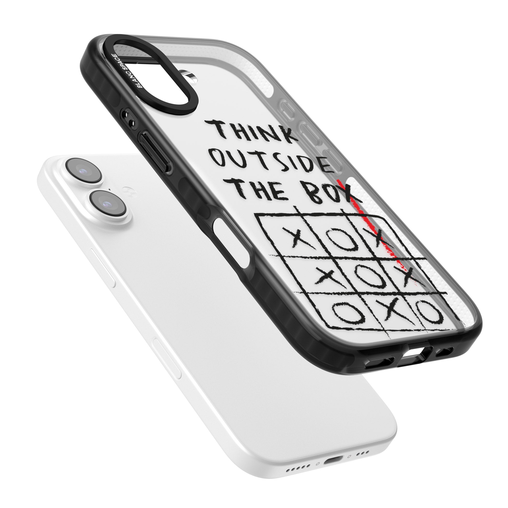 Think Outside The Box iPhone 17 Impact Black Phone Case Colours