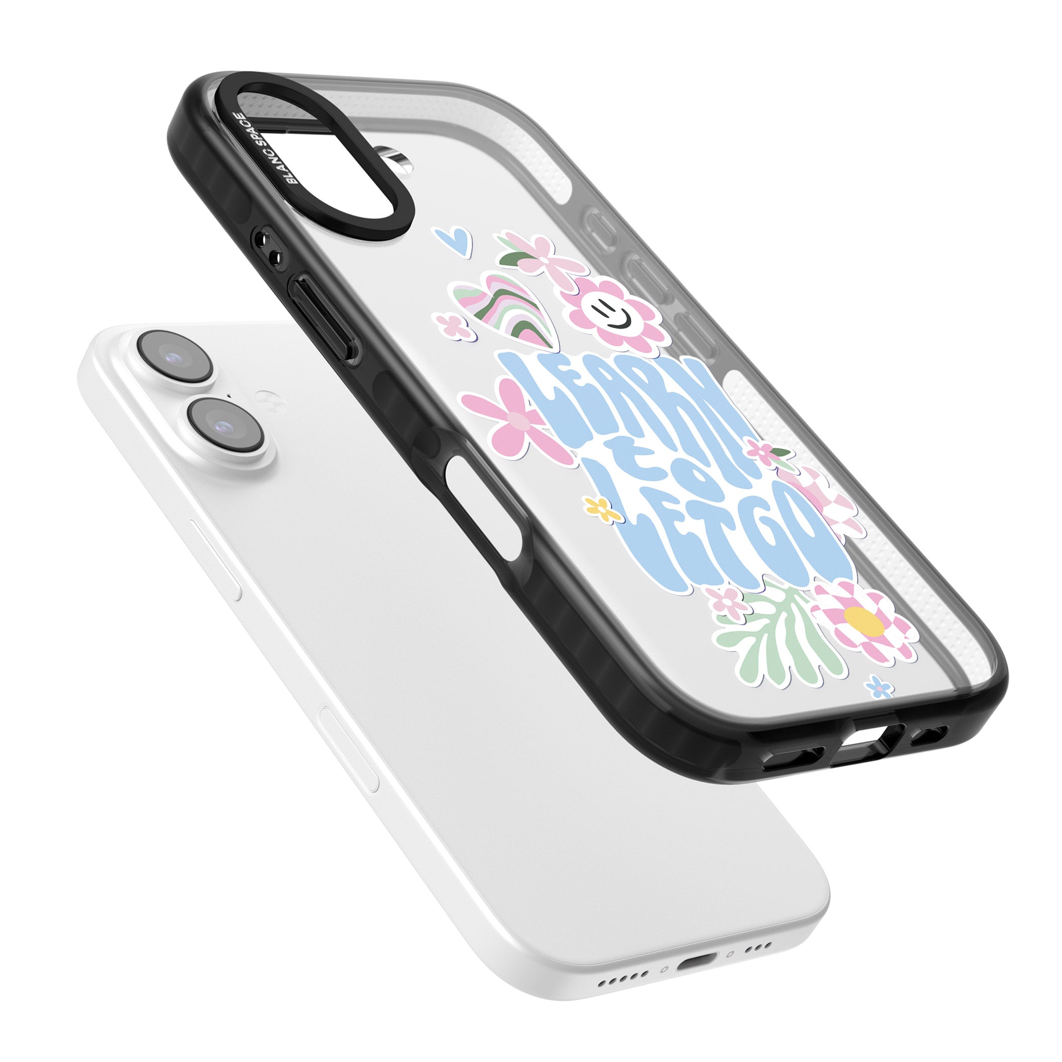 Learn To Let Go iPhone 17 Impact Black Phone Case Colours