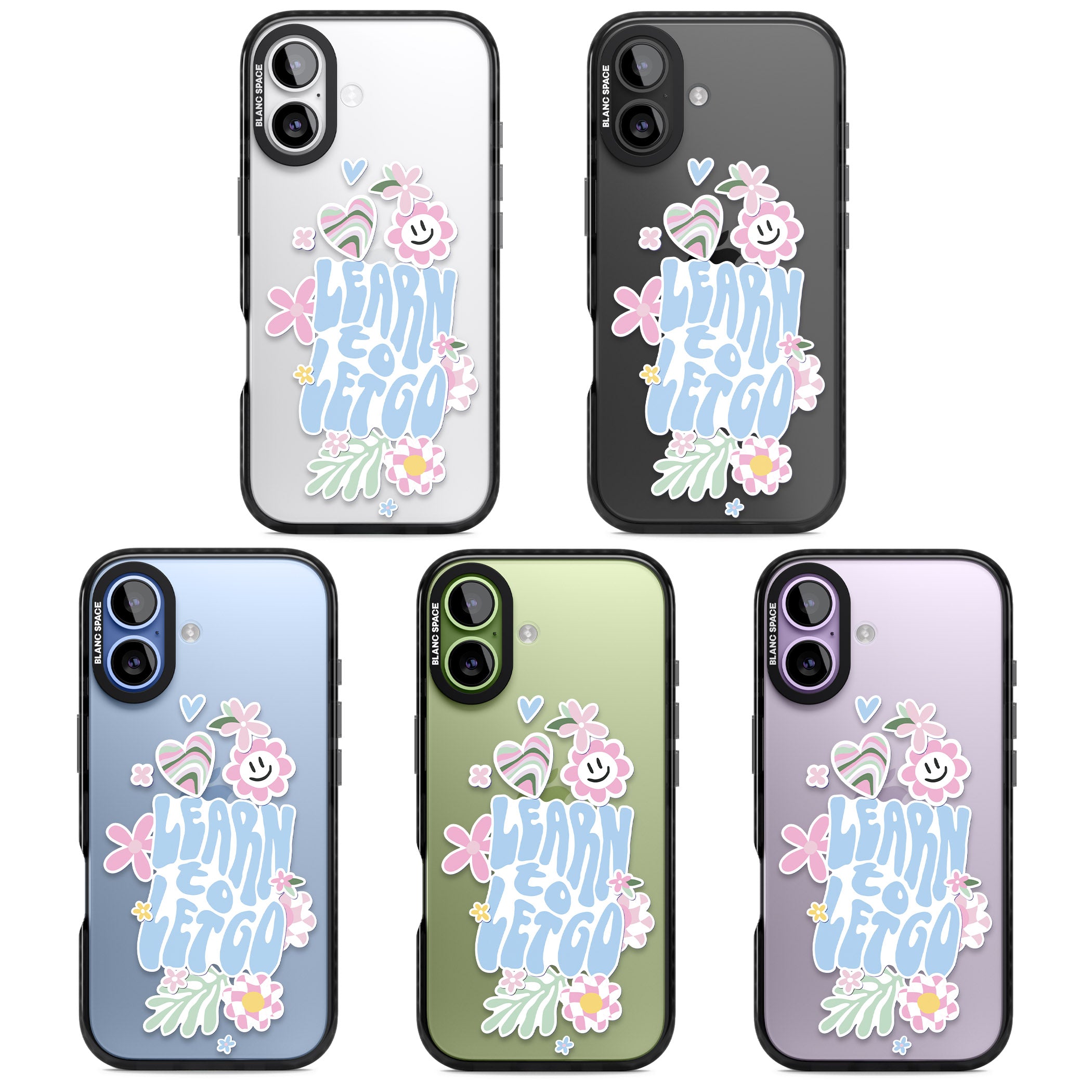 Learn To Let Go iPhone 17 Impact Black Phone Case APT Impact Protection