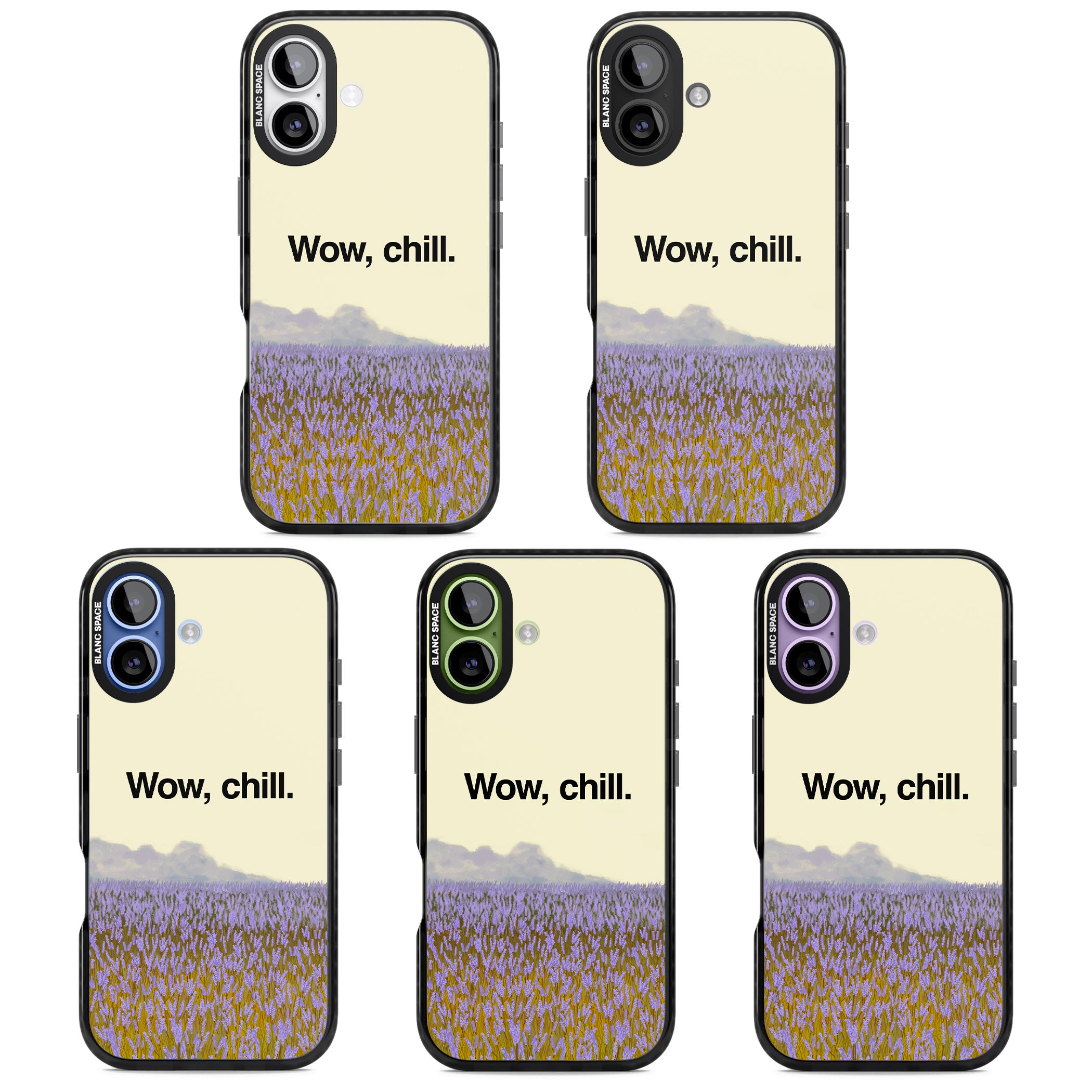 Wow, Chill iPhone 17 Impact Black Phone Case APT Impact Protection