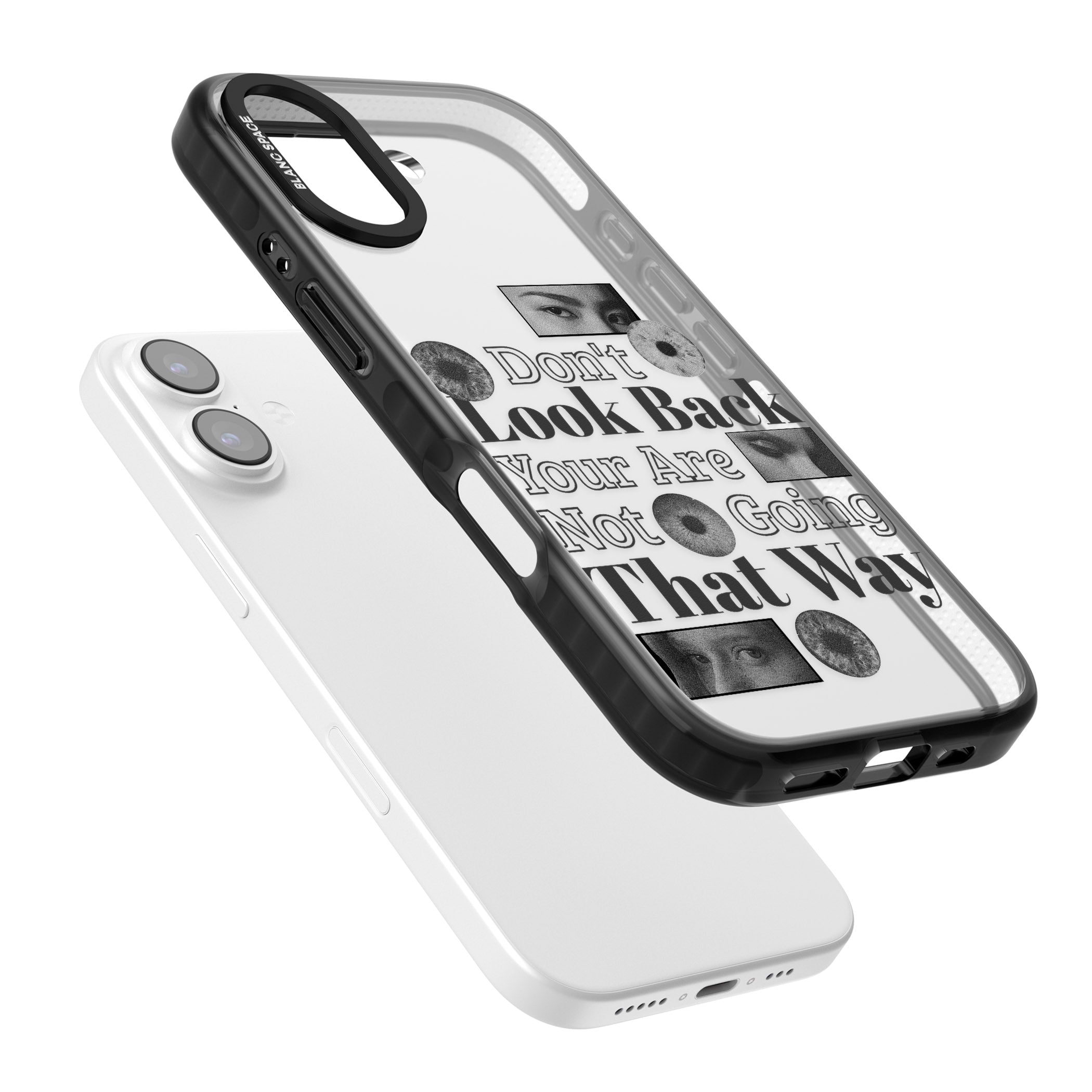 Dont Look Back iPhone 17 Impact Black Phone Case Colours