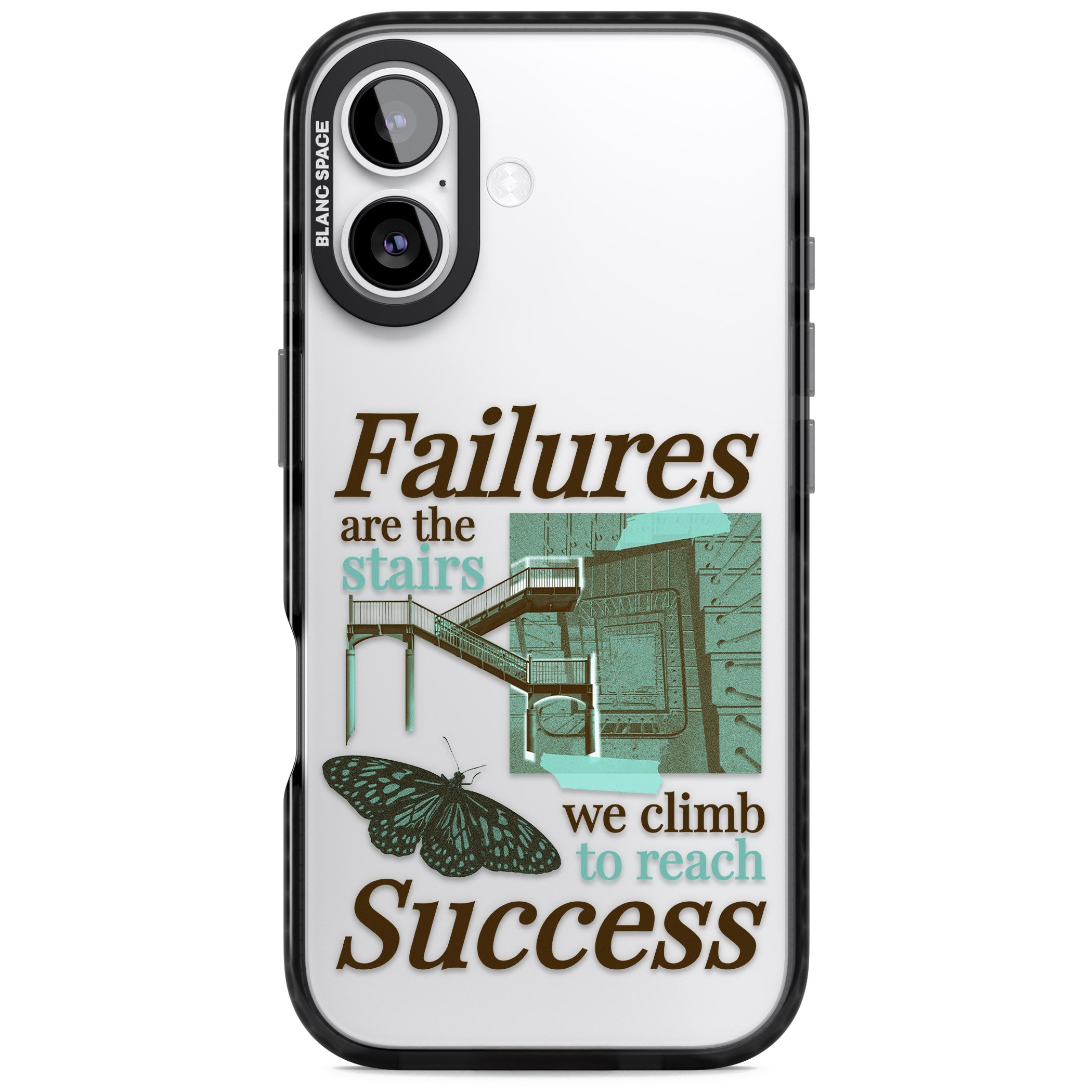 Fail To Succeed iPhone 17 Impact Black Phone Case