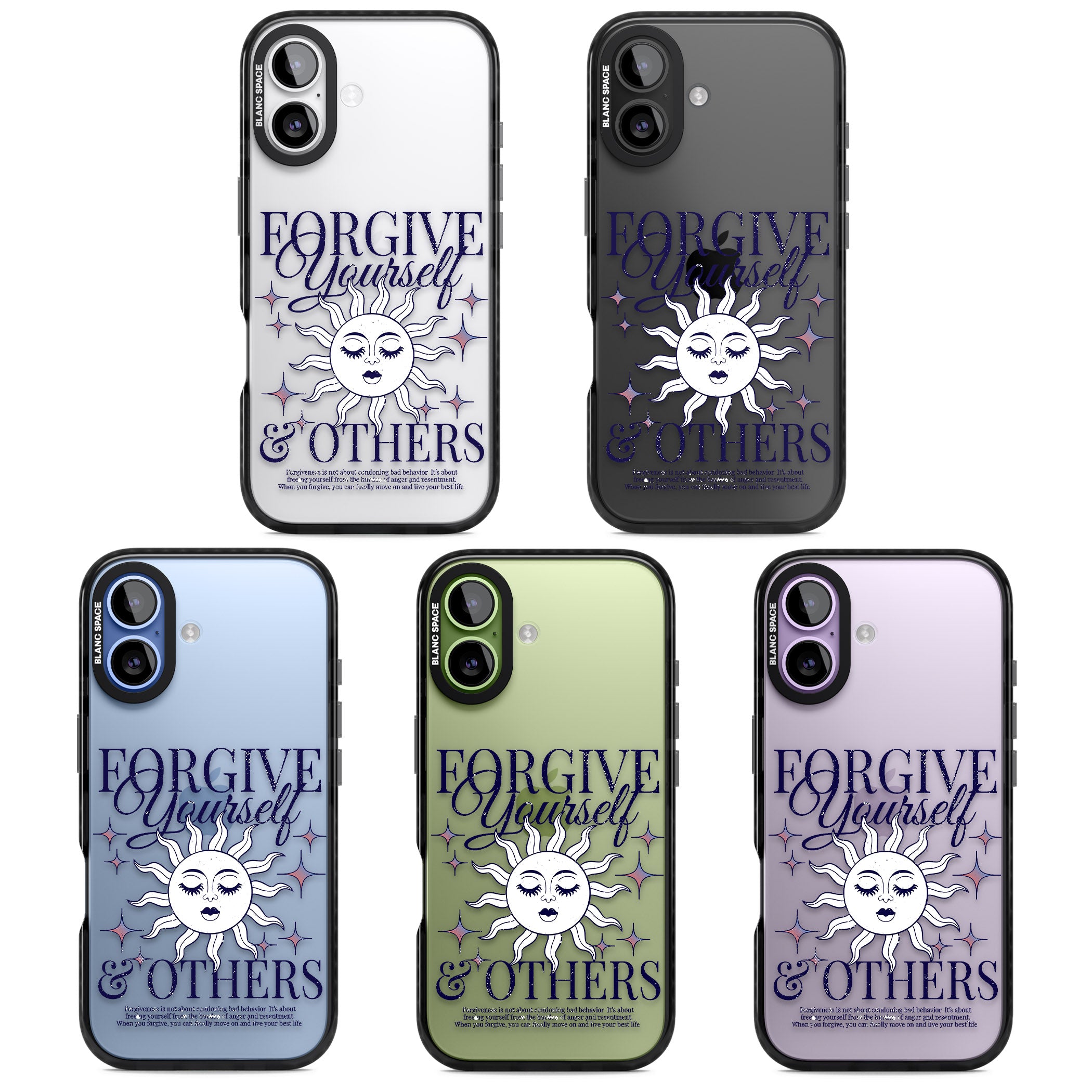Forgiveness iPhone 17 Impact Black Phone Case APT Impact Protection