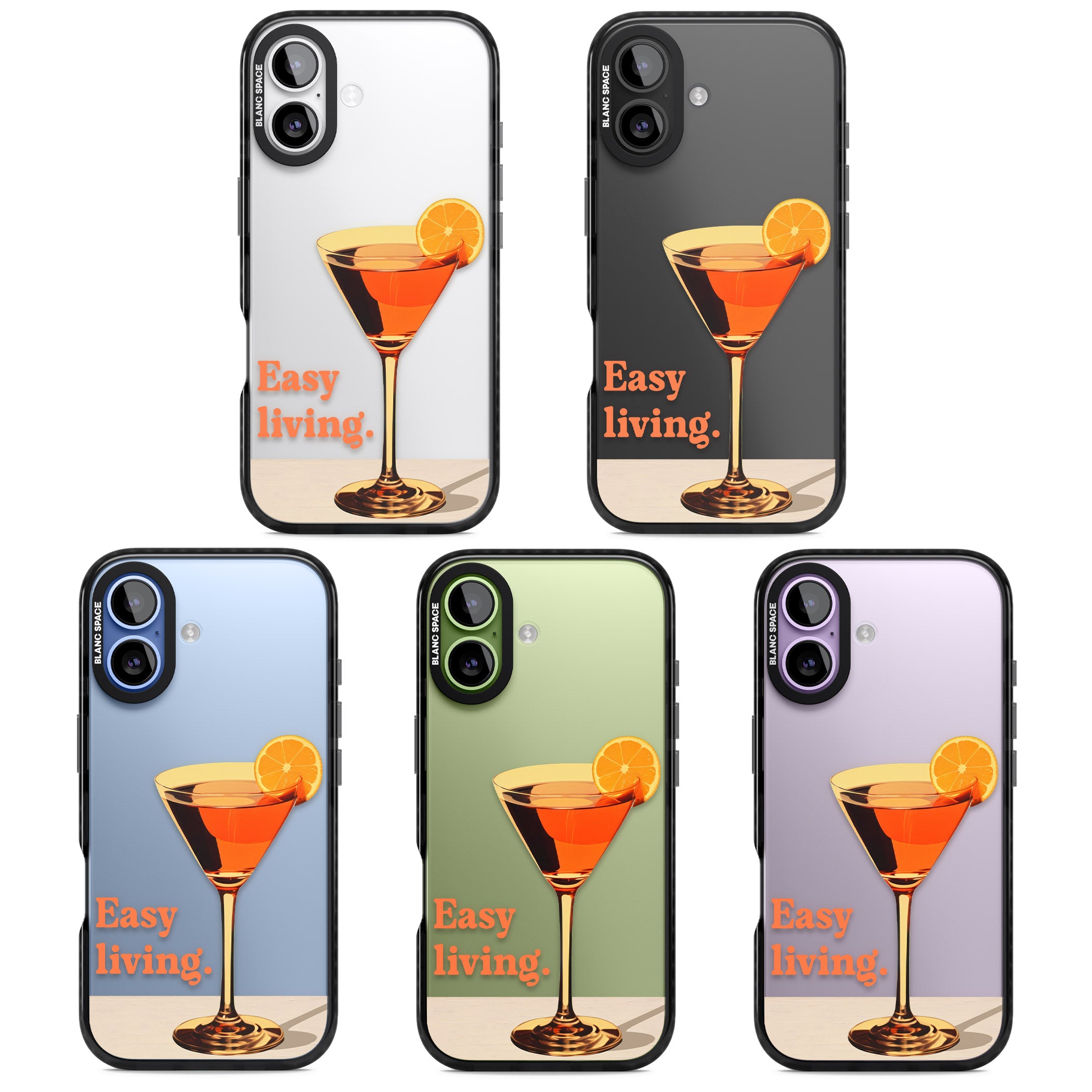 Easy Living iPhone 17 Impact Black Phone Case APT Impact Protection