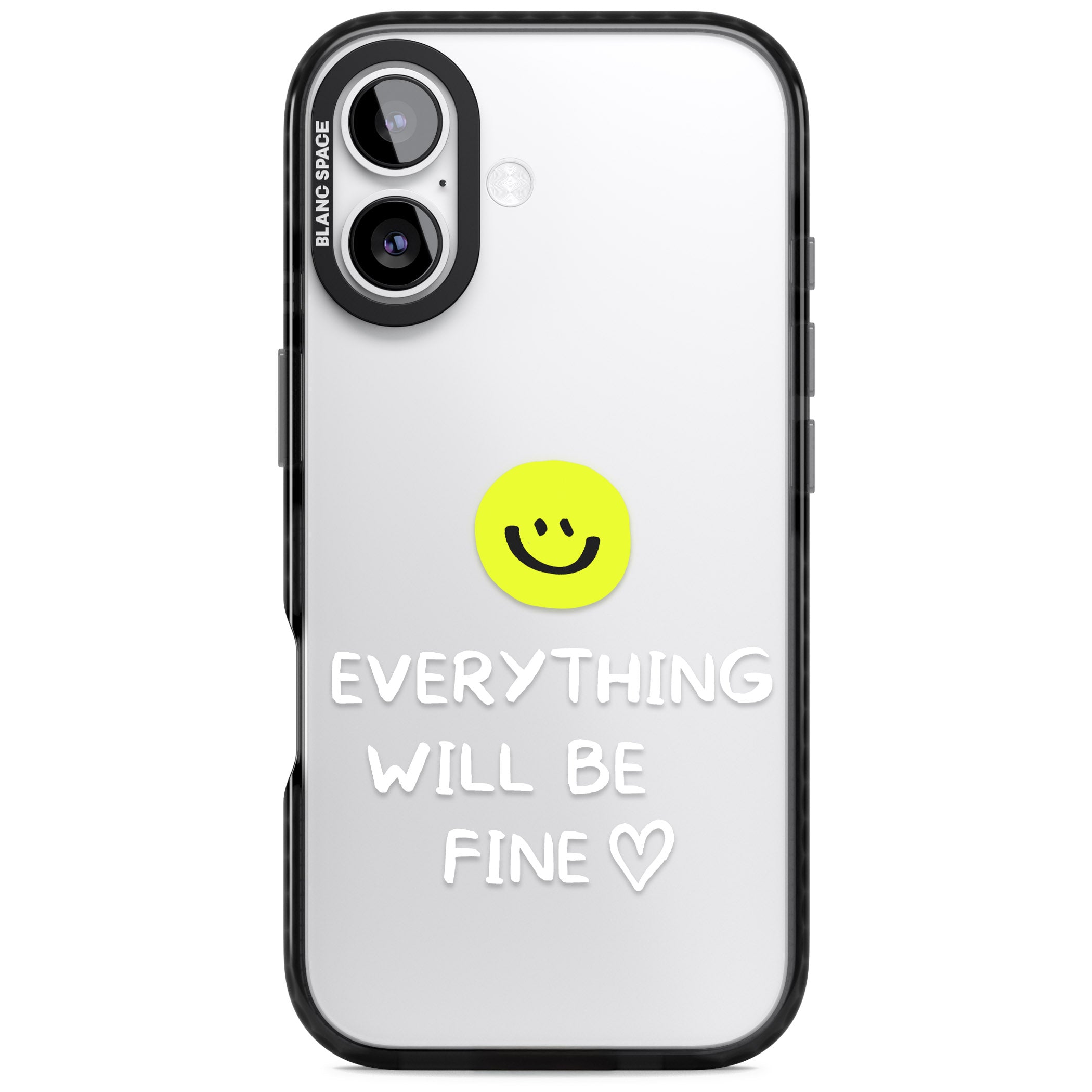 Everything Will Be Fine iPhone 17 Impact Black Phone Case