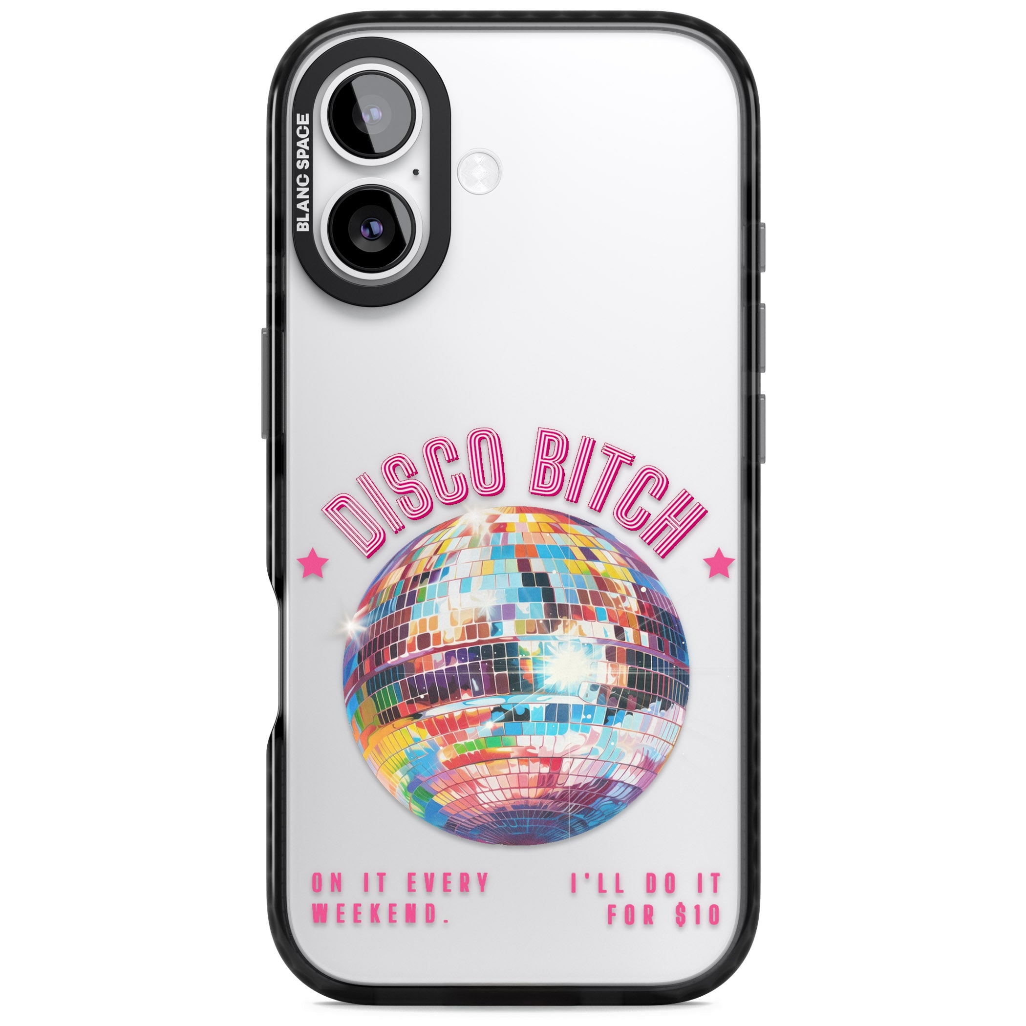 Disco B Tch iPhone 17 Impact Black Phone Case