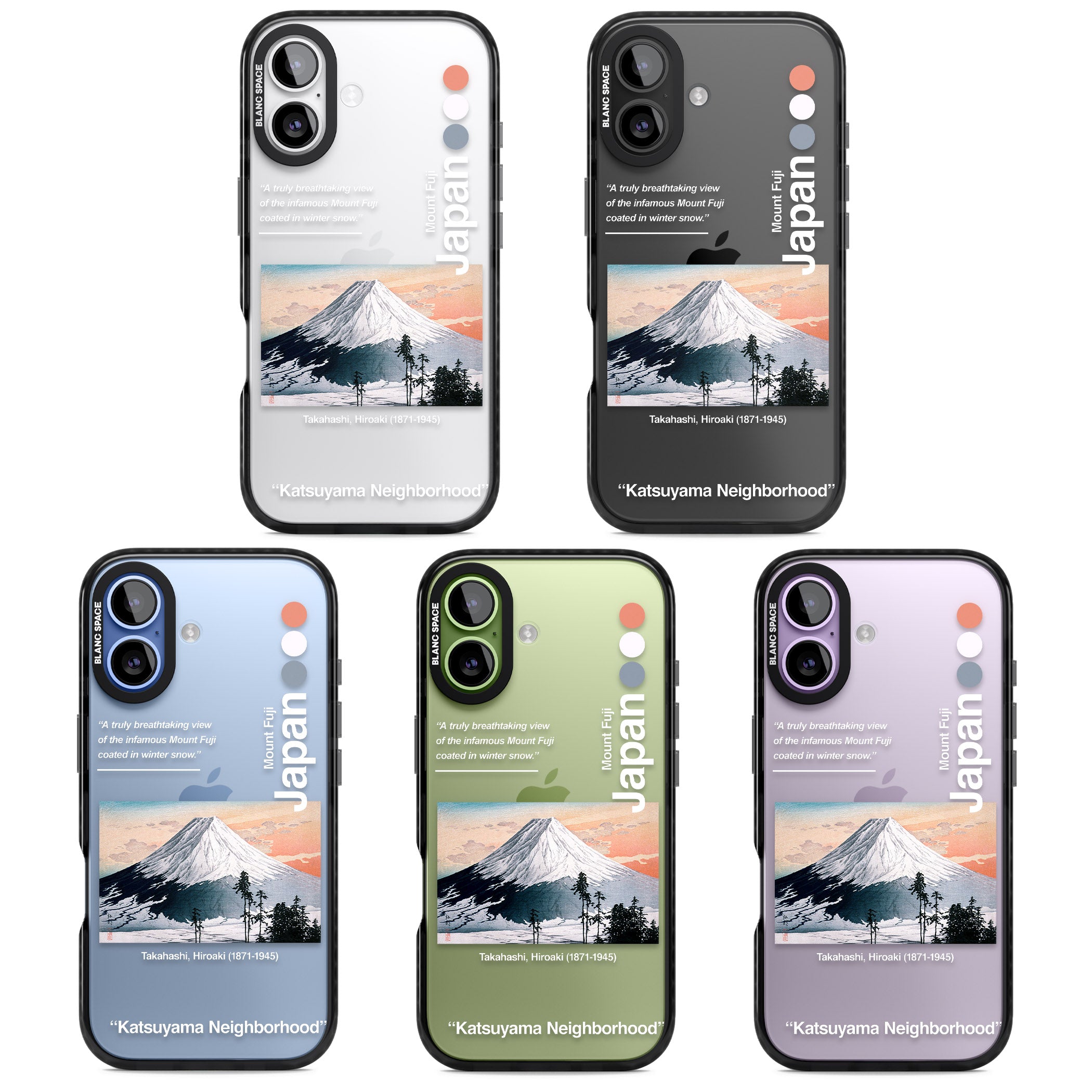 Katsuyama Neighborhood iPhone 17 Impact Black Phone Case APT Impact Protection