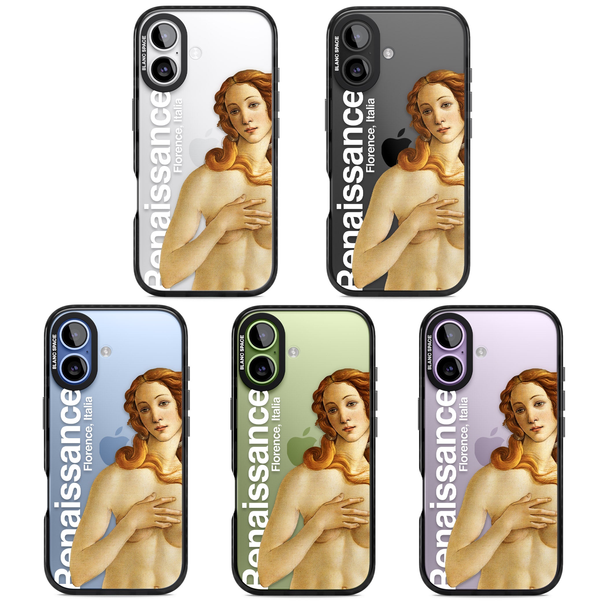 Florence Renaissance iPhone 17 Impact Black Phone Case APT Impact Protection