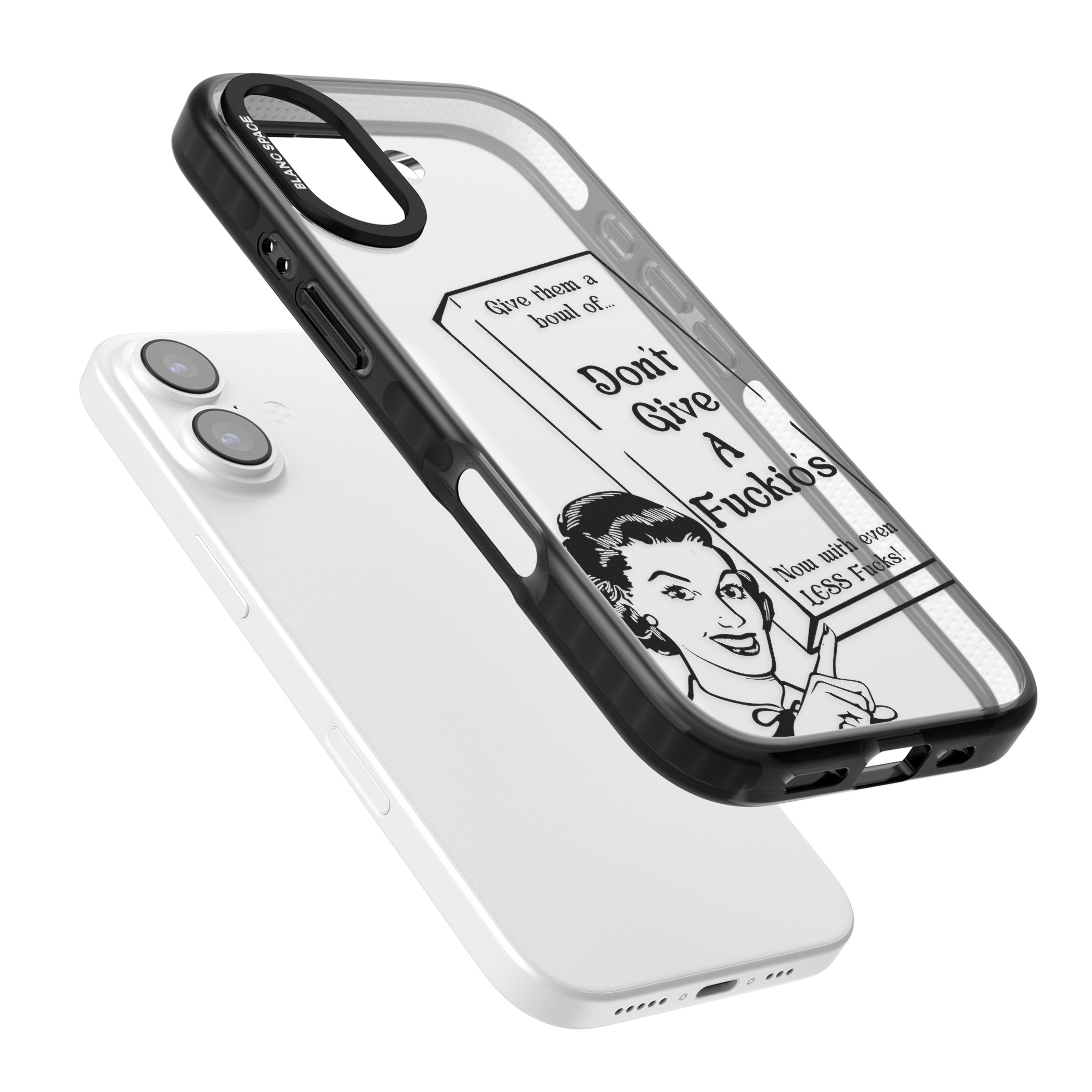 Dont Give A F Ckios Cereal iPhone 17 Impact Black Phone Case Colours