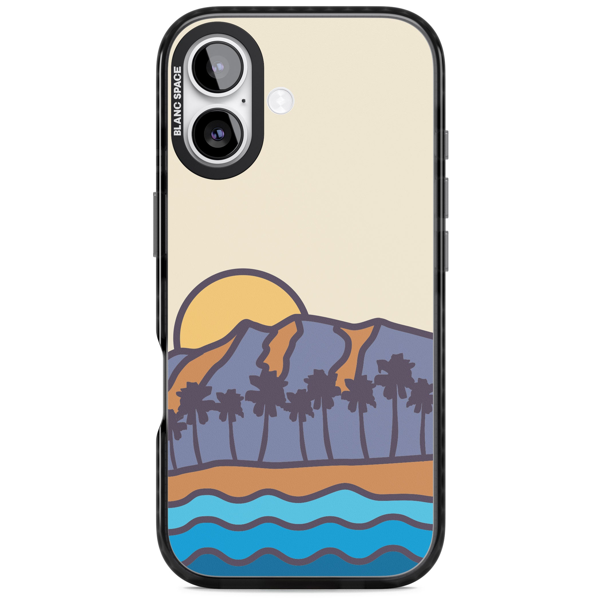 South Sunset iPhone 17 Impact Black Phone Case