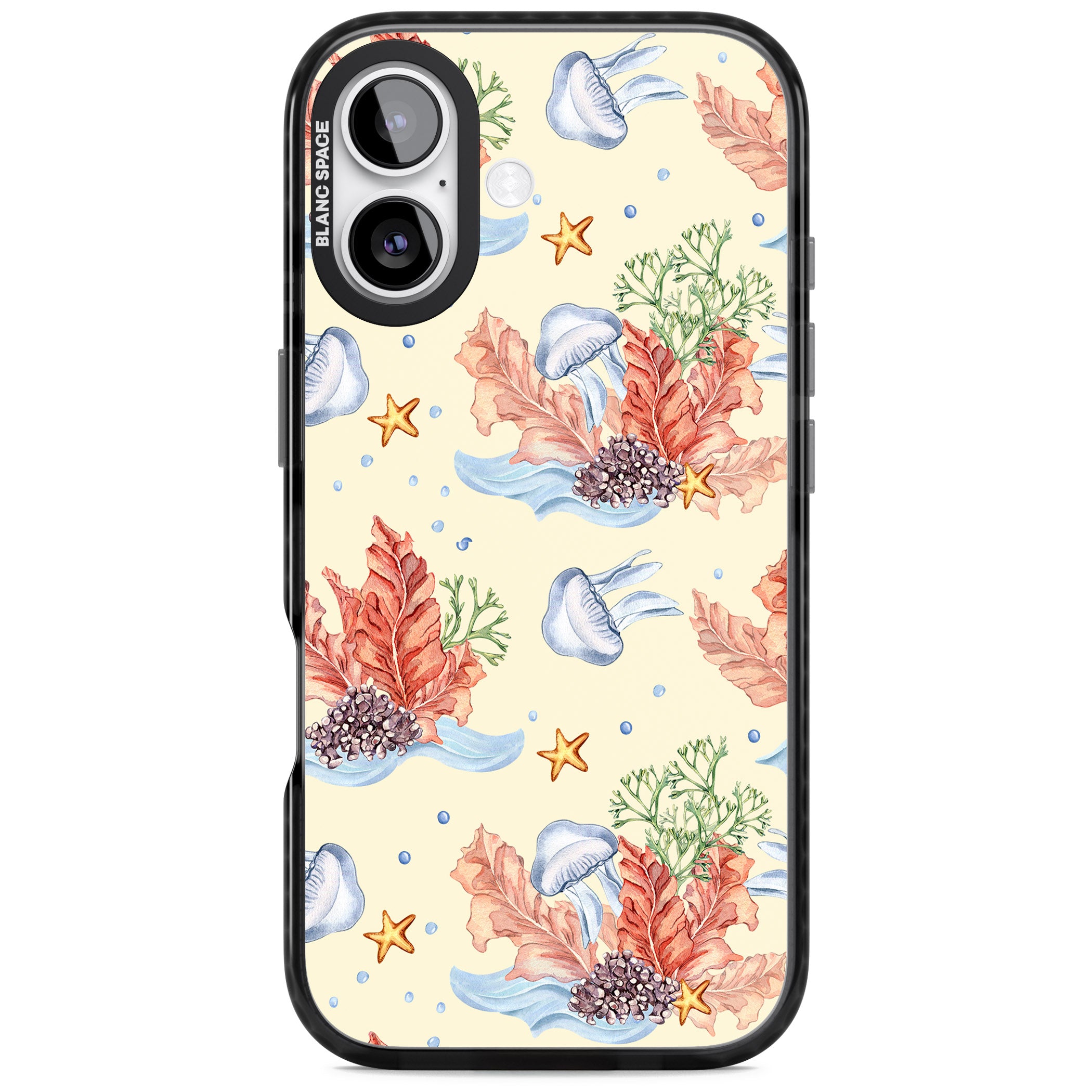 Coral Reef iPhone 17 Impact Black Phone Case