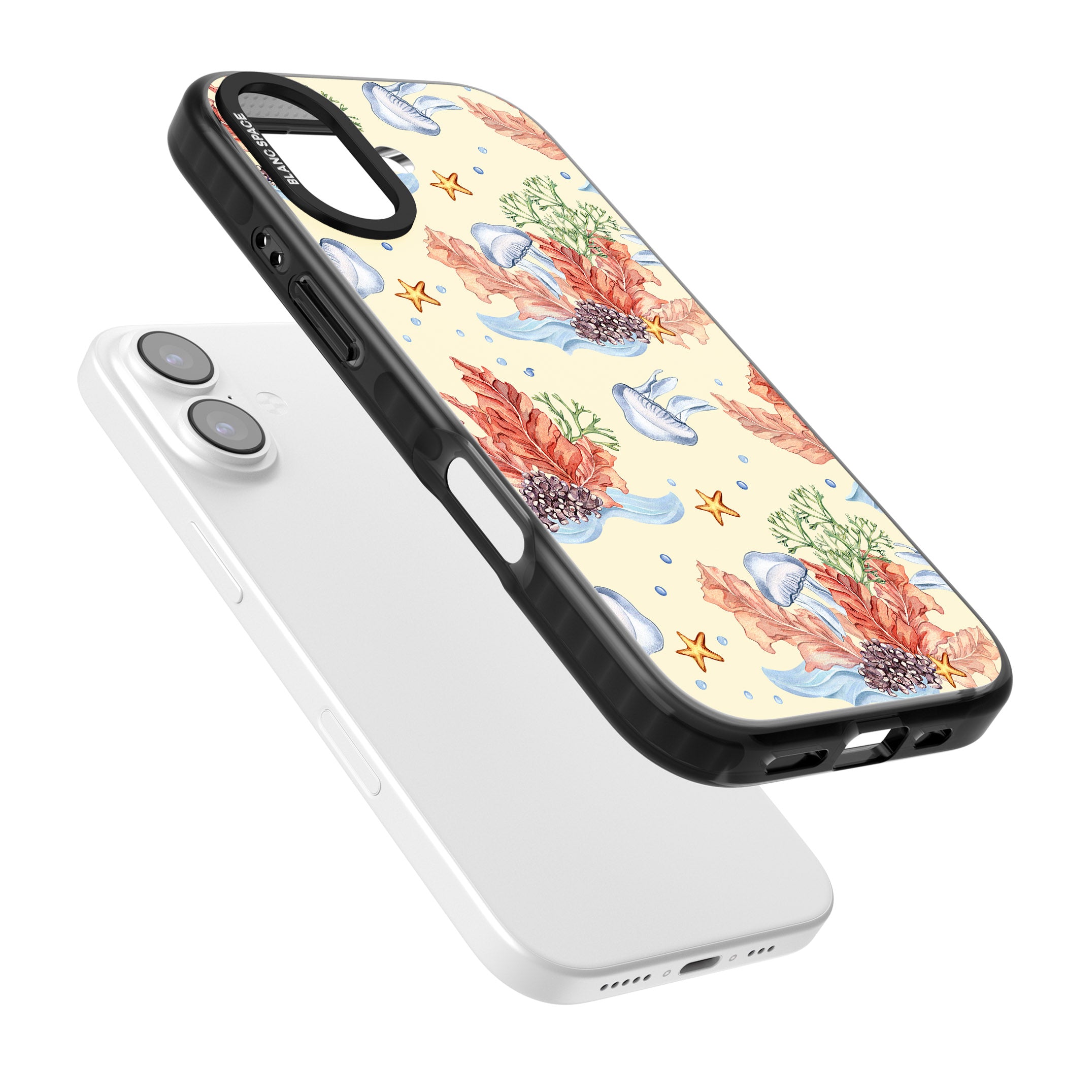 Coral Reef iPhone 17 Impact Black Phone Case Colours
