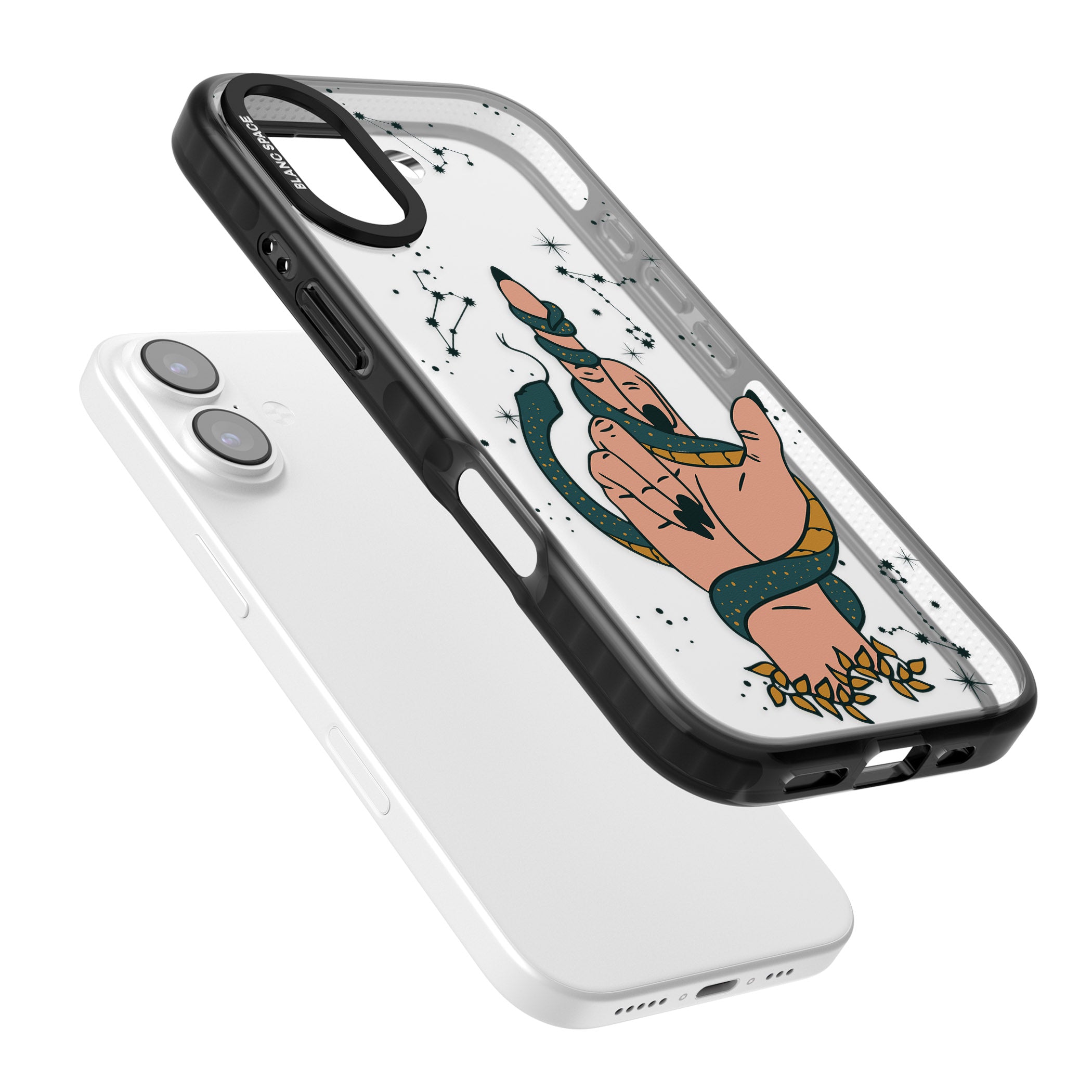 Snakes, Stars And Cynicism iPhone 17 Impact Black Phone Case Colours