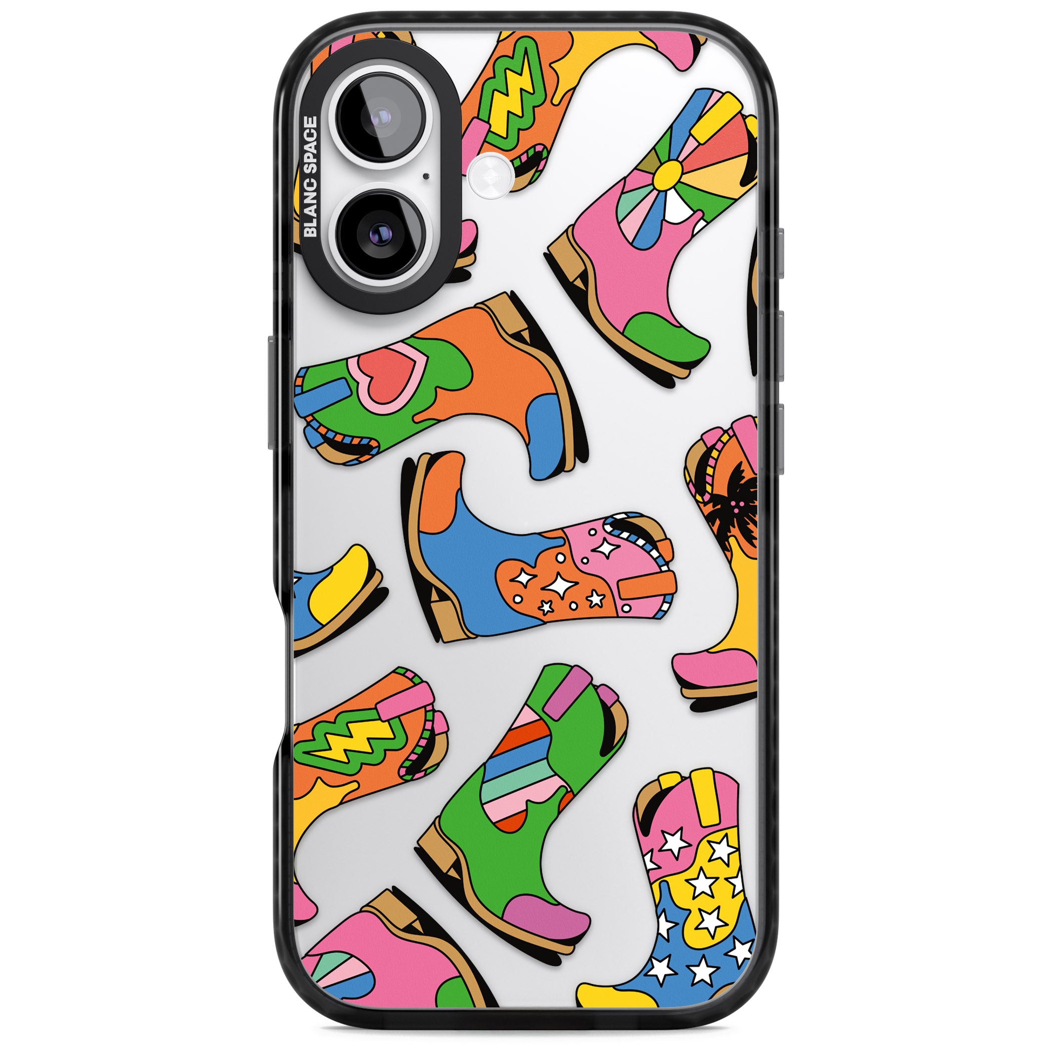 Starburst Boots iPhone 17 Impact Black Phone Case