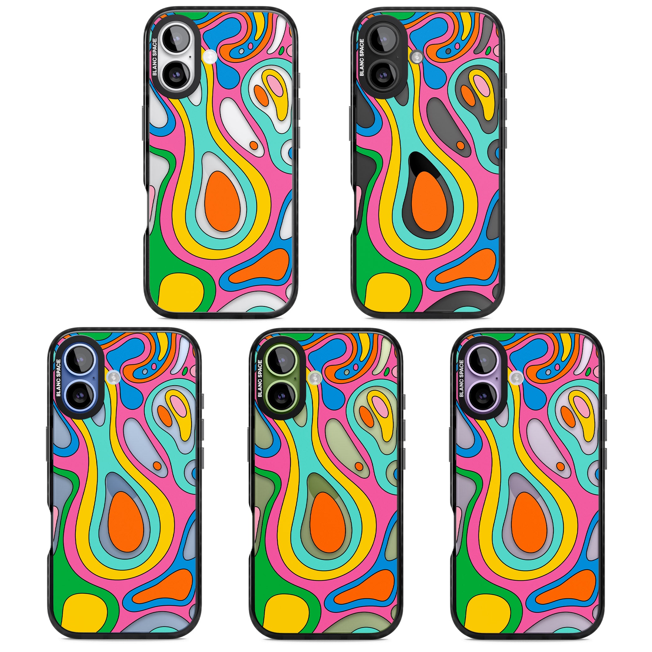 Dreams & Grooves iPhone 17 Impact Black Phone Case APT Impact Protection