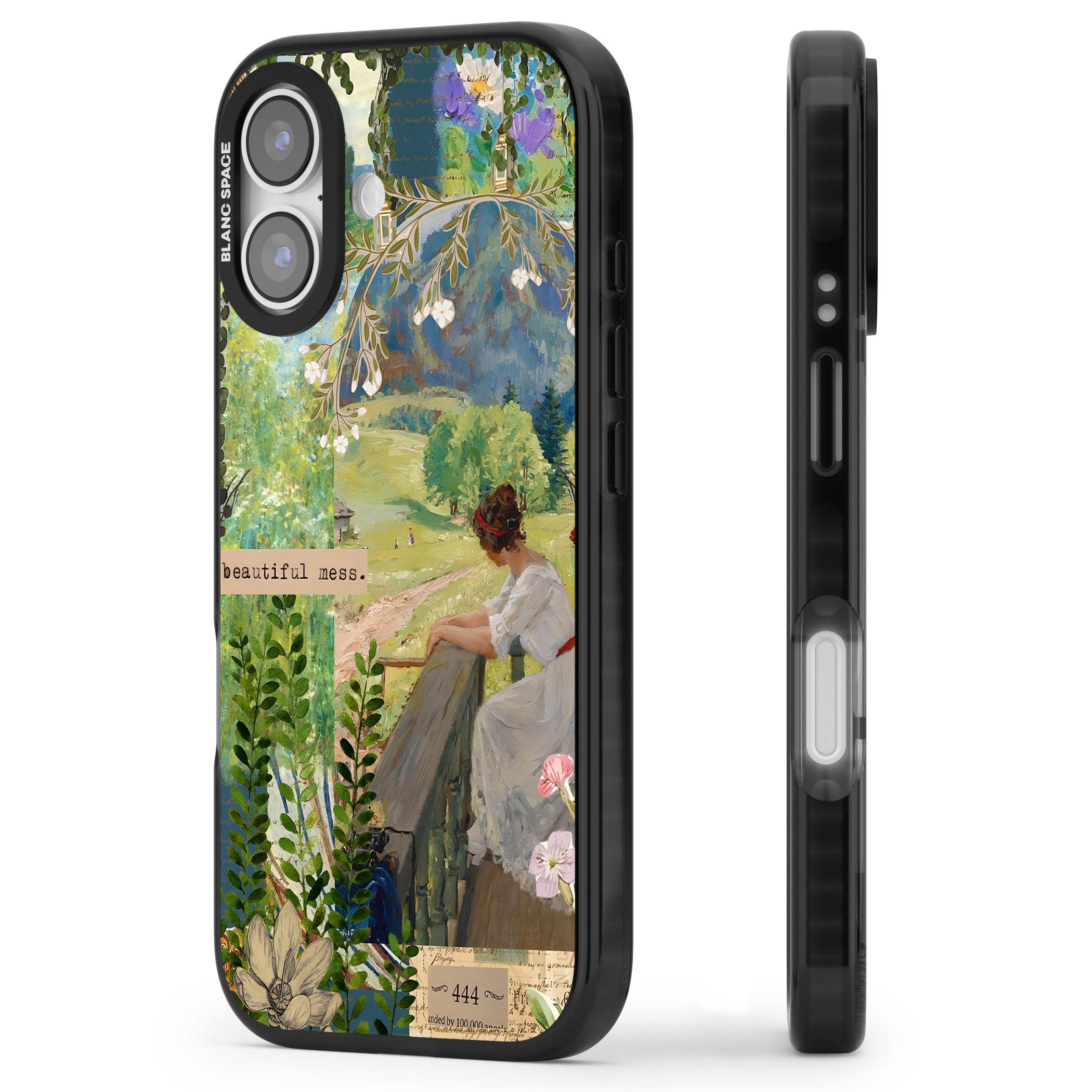 Beautiful Mess iPhone 17 Impact Black Phone Case Side Profile