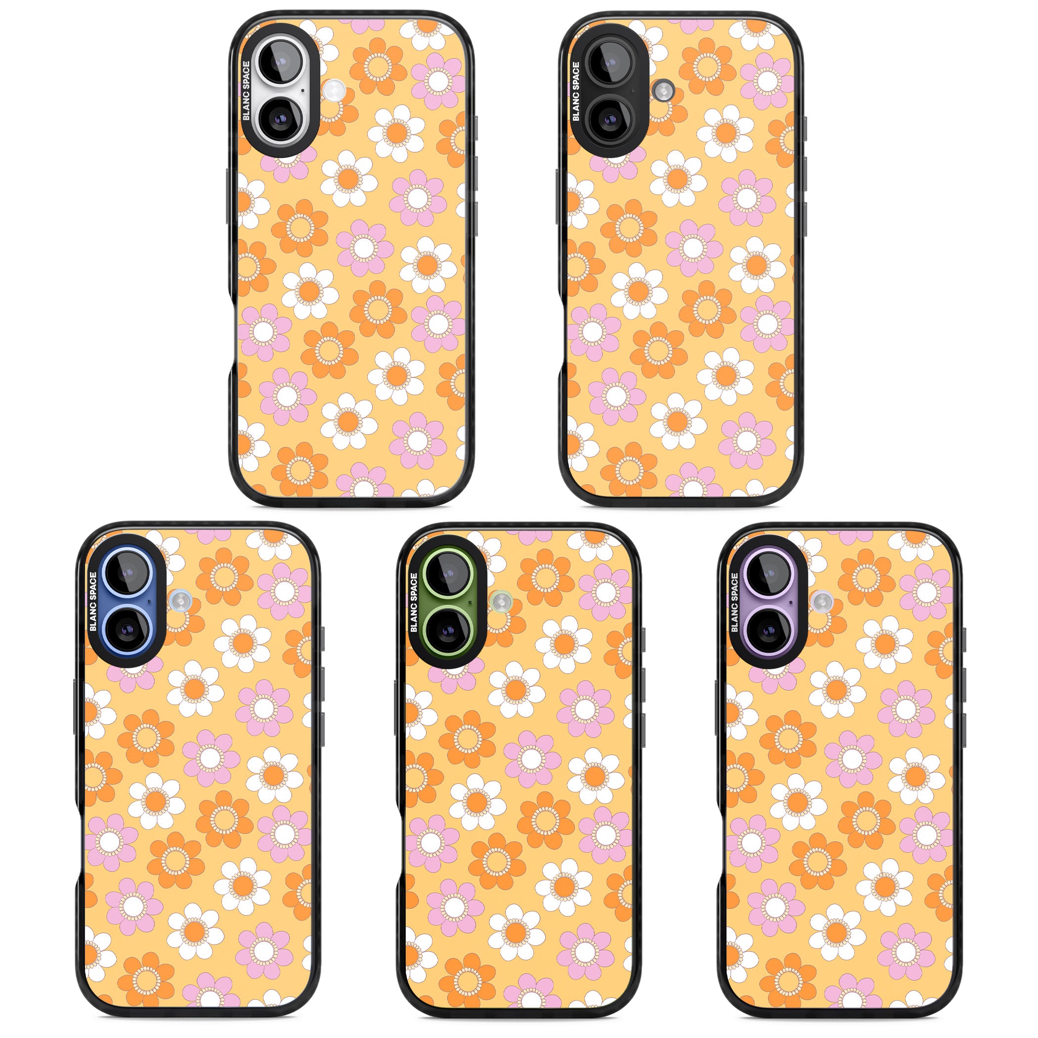Sunny Flower Mix iPhone 17 Impact Black Phone Case APT Impact Protection
