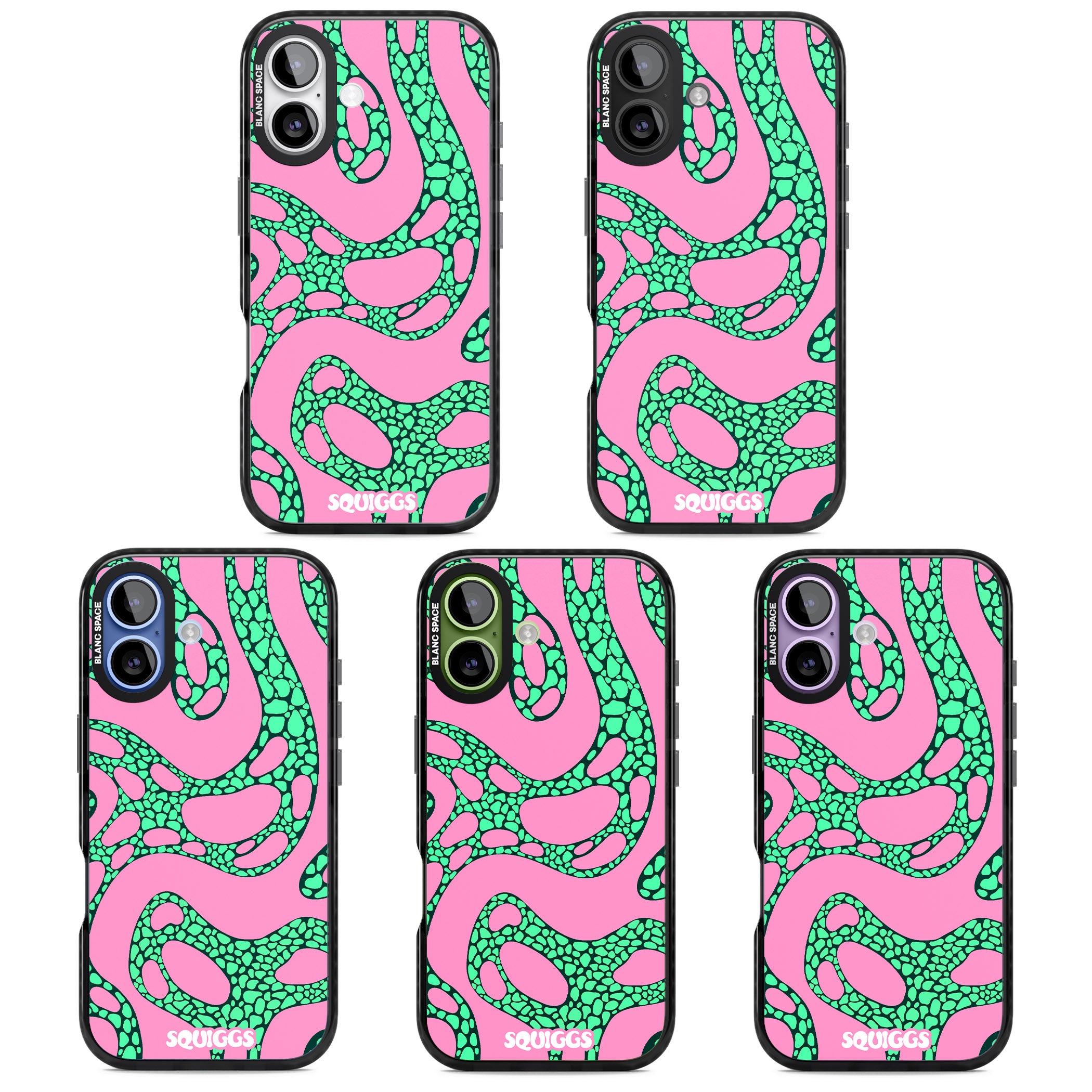 Alien Glow iPhone 17 Impact Black Phone Case APT Impact Protection