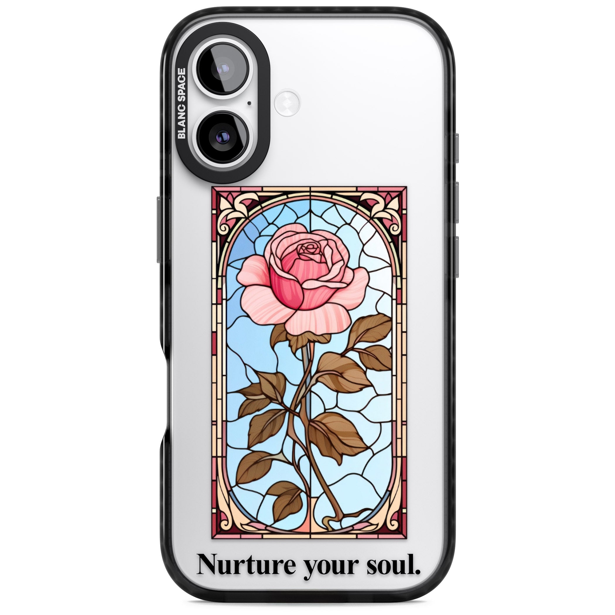Nurture Your Soul iPhone 17 Impact Black Phone Case
