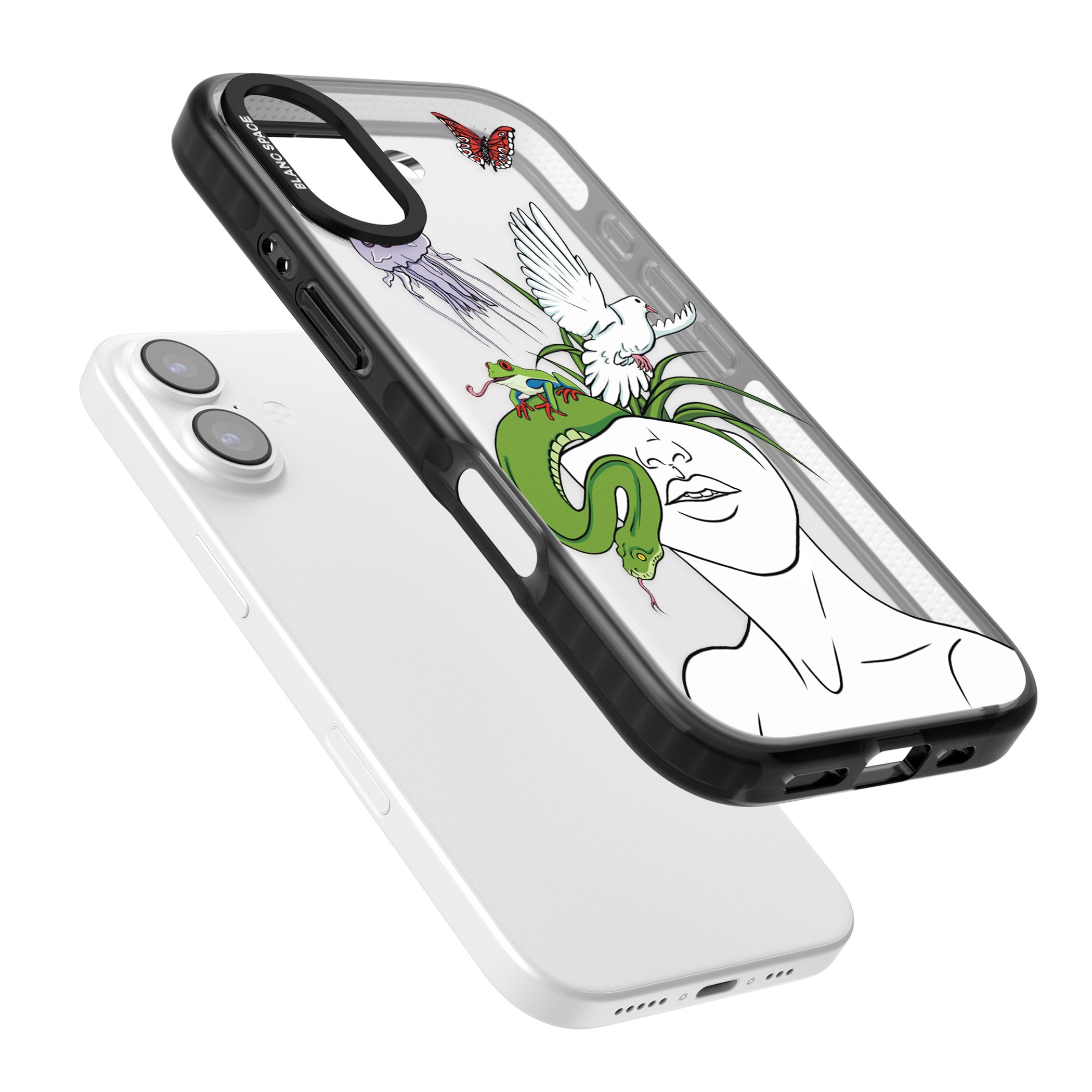 Wild Thoughts iPhone 17 Impact Black Phone Case Colours