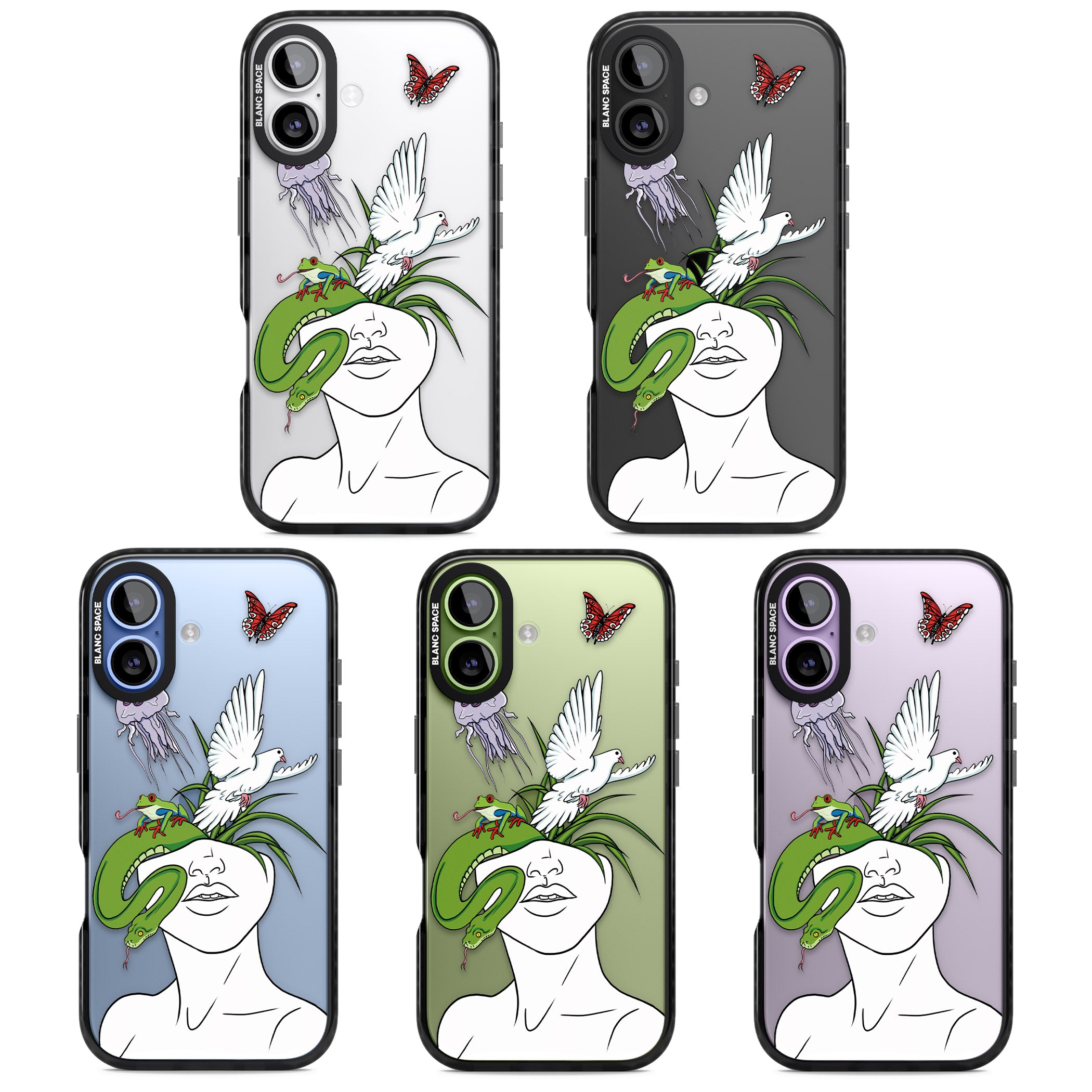 Wild Thoughts iPhone 17 Impact Black Phone Case APT Impact Protection